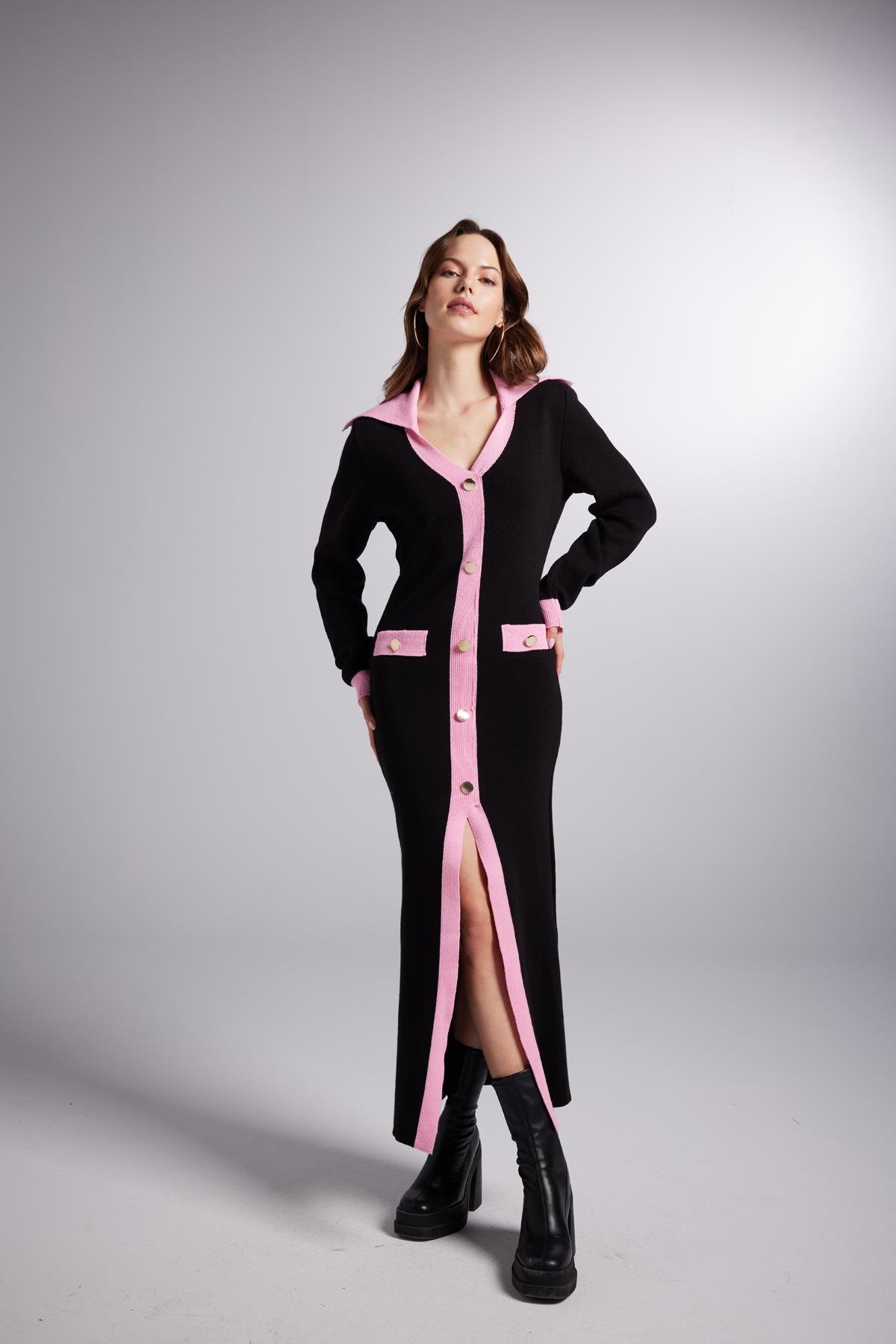 Elias Knitwear Dress Black