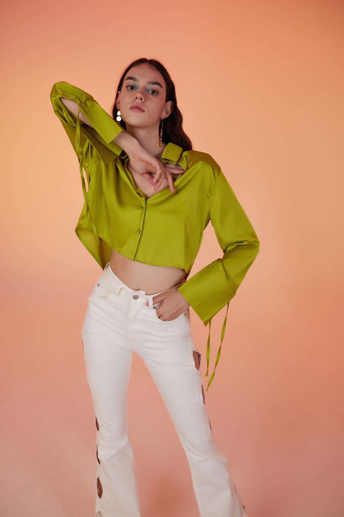 Silky Shirt Green