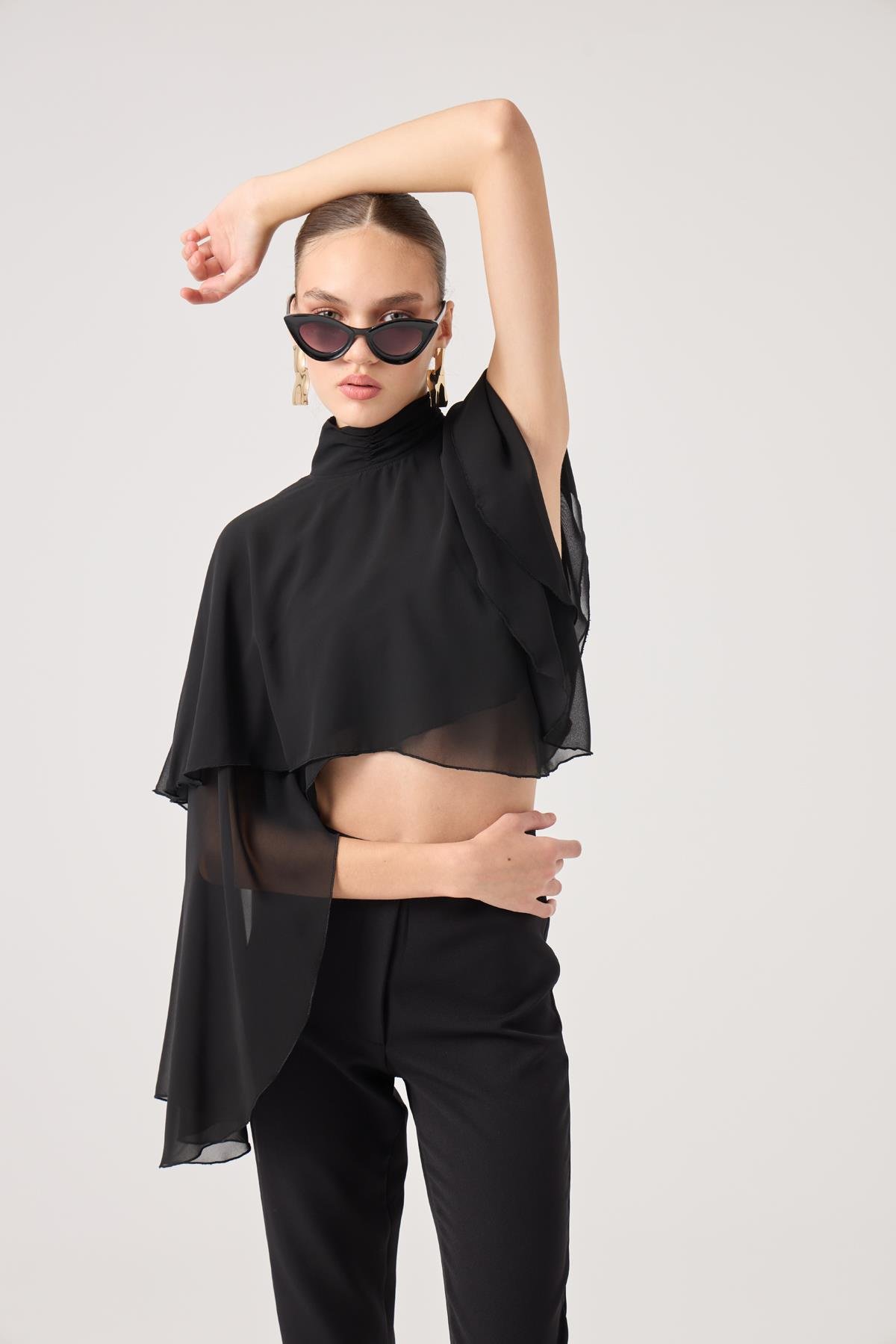Bena Bluz Siyah