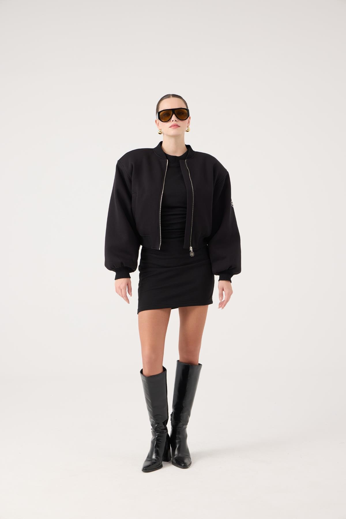 Parker Bomber Ceket Siyah