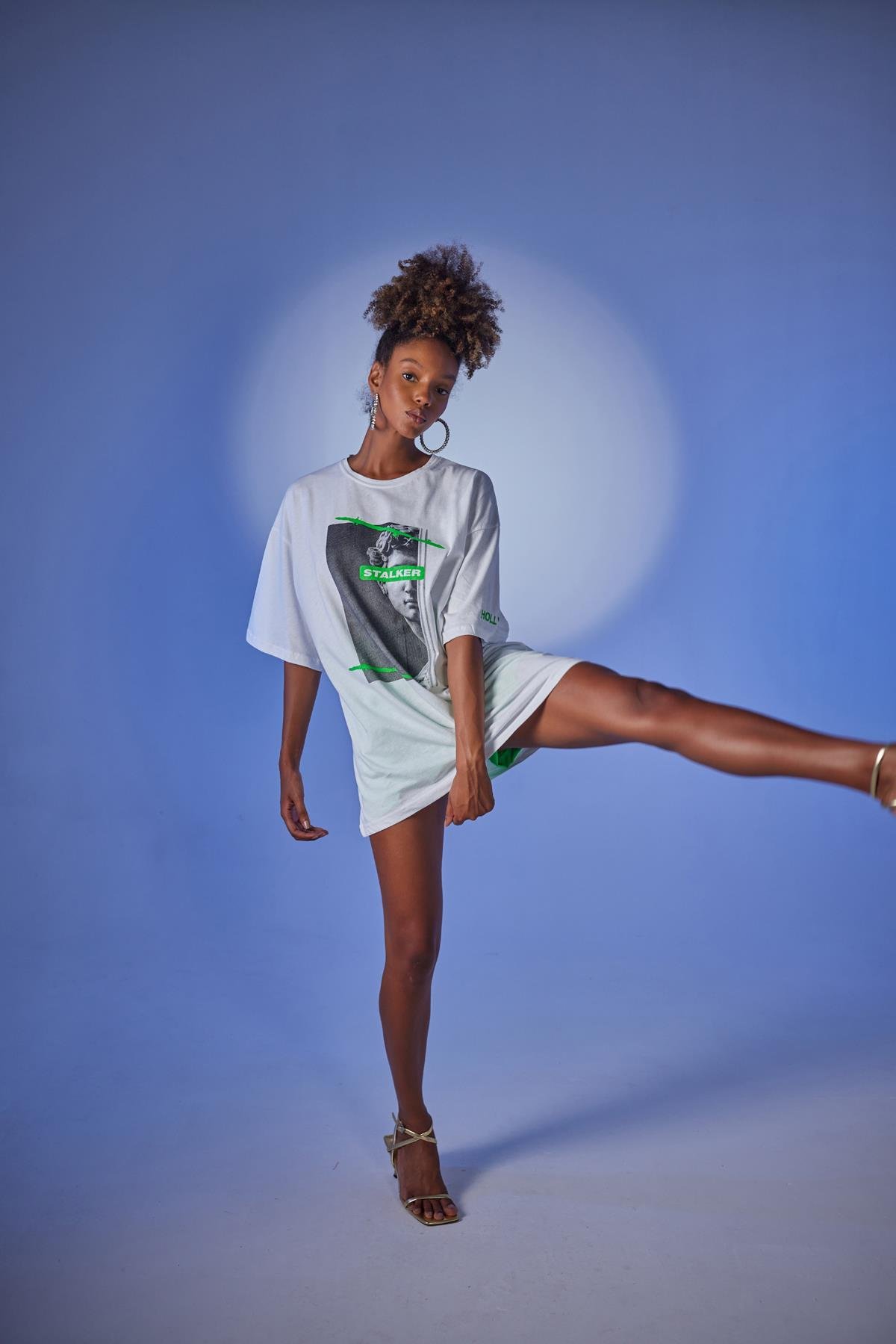 Stalker T-Shirt Beyaz