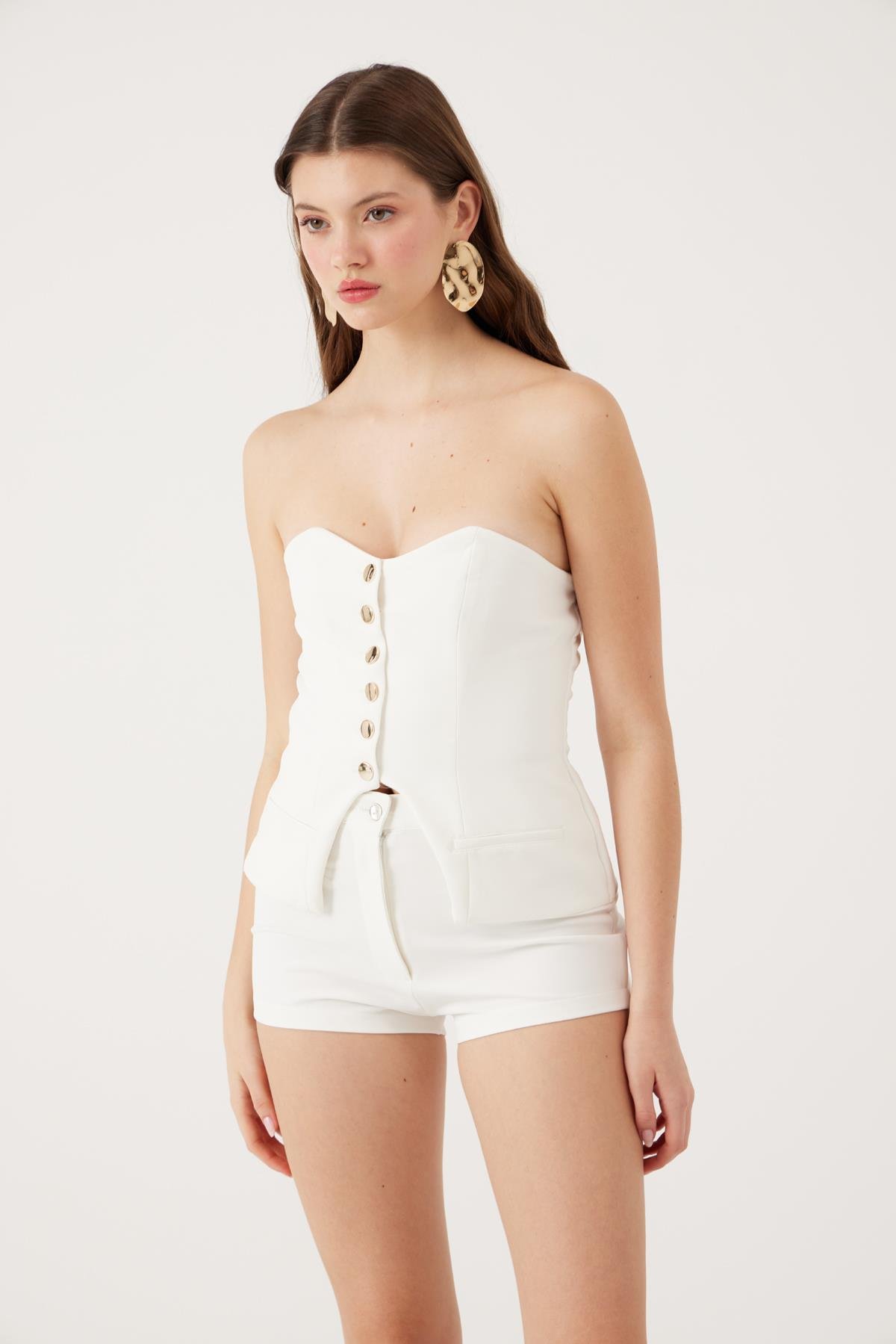 Bailey Şort Beyaz