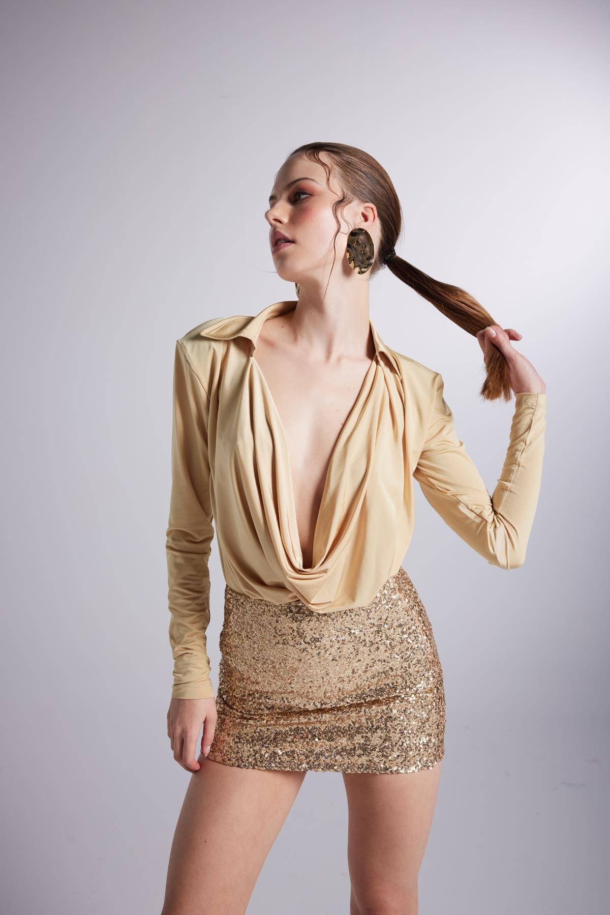 Taylor Bodysuit Gold