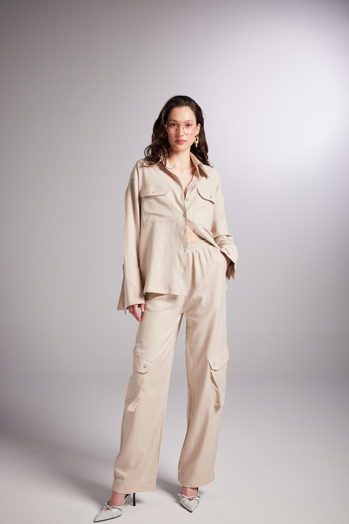 Julia Trousers Beige