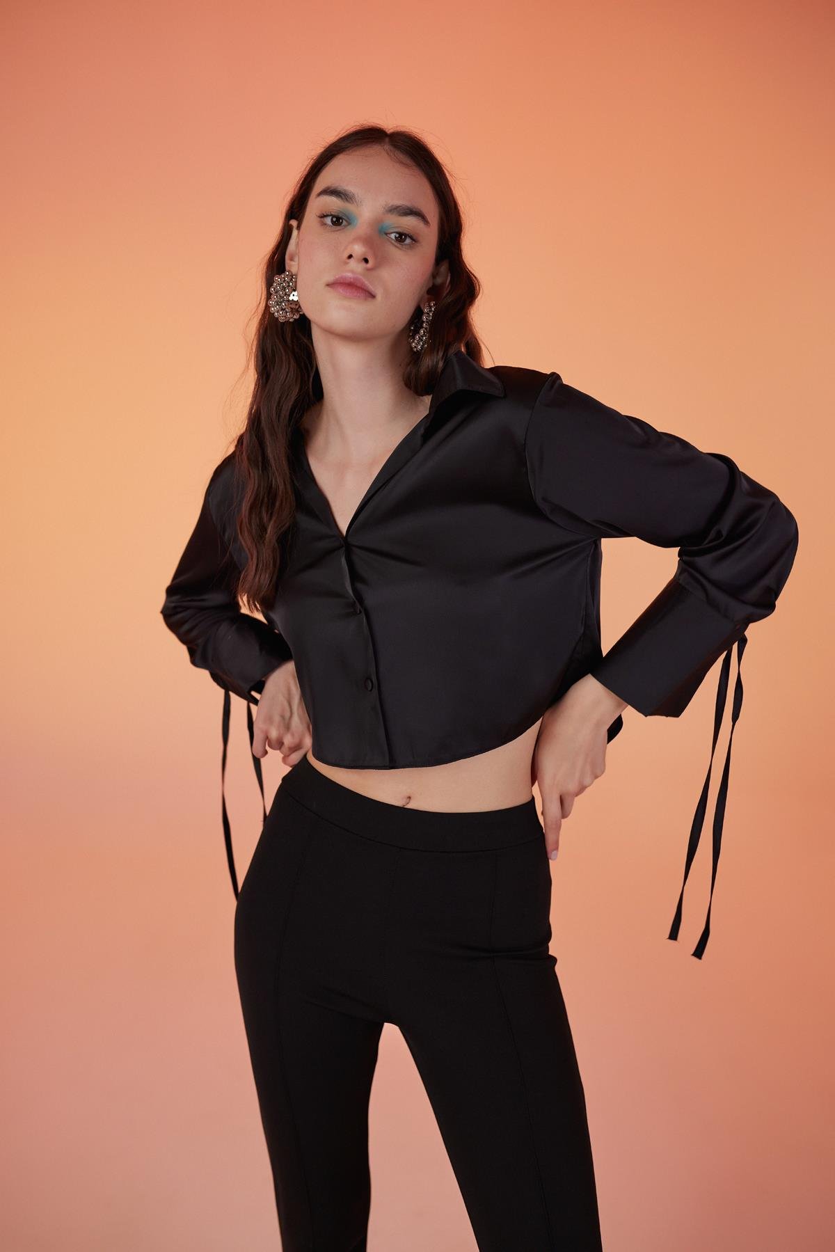 Silky Shirt Black
