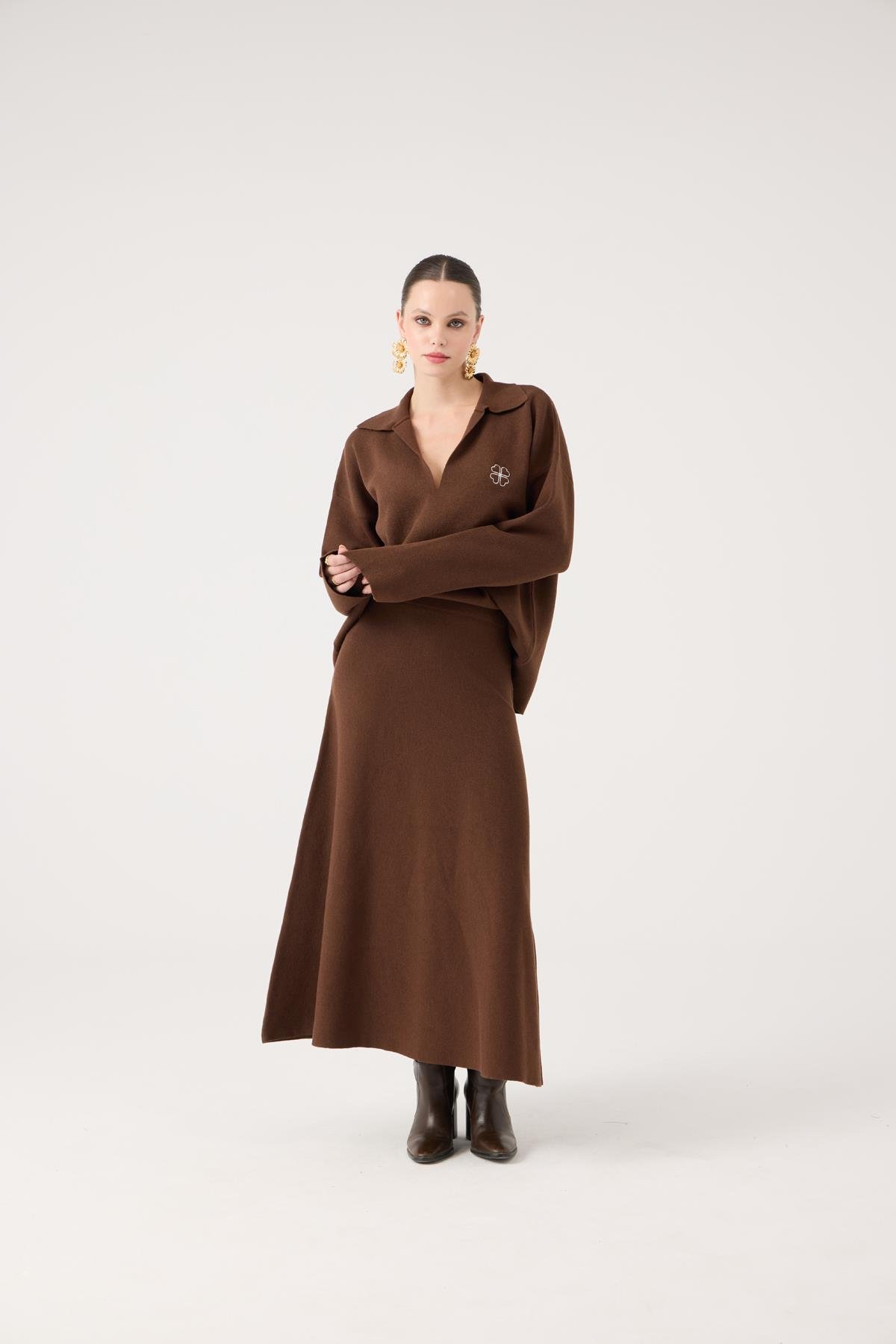 Zoi Triko Etek Kahve