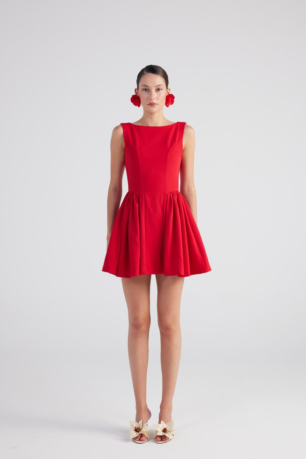 Alena Dress Red