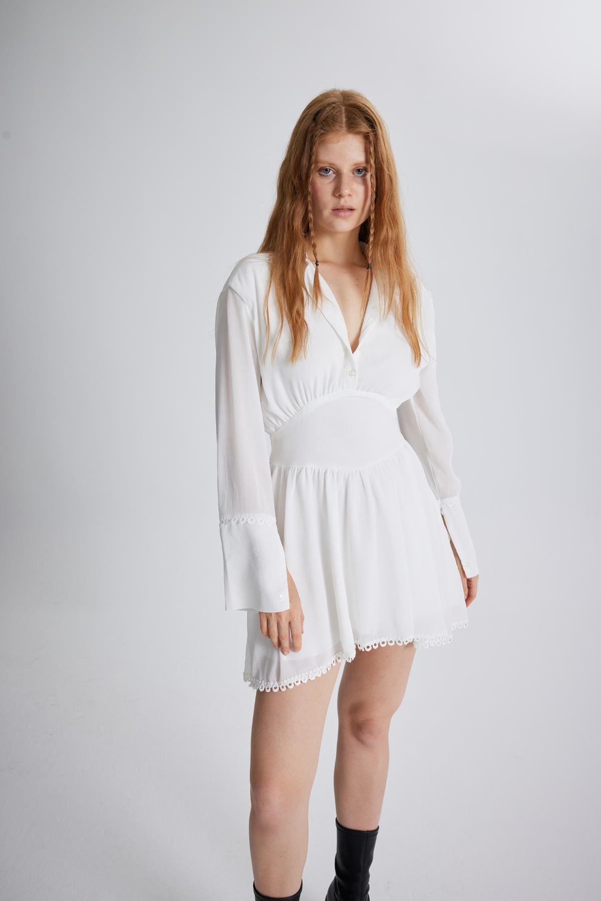Isla Dress White
