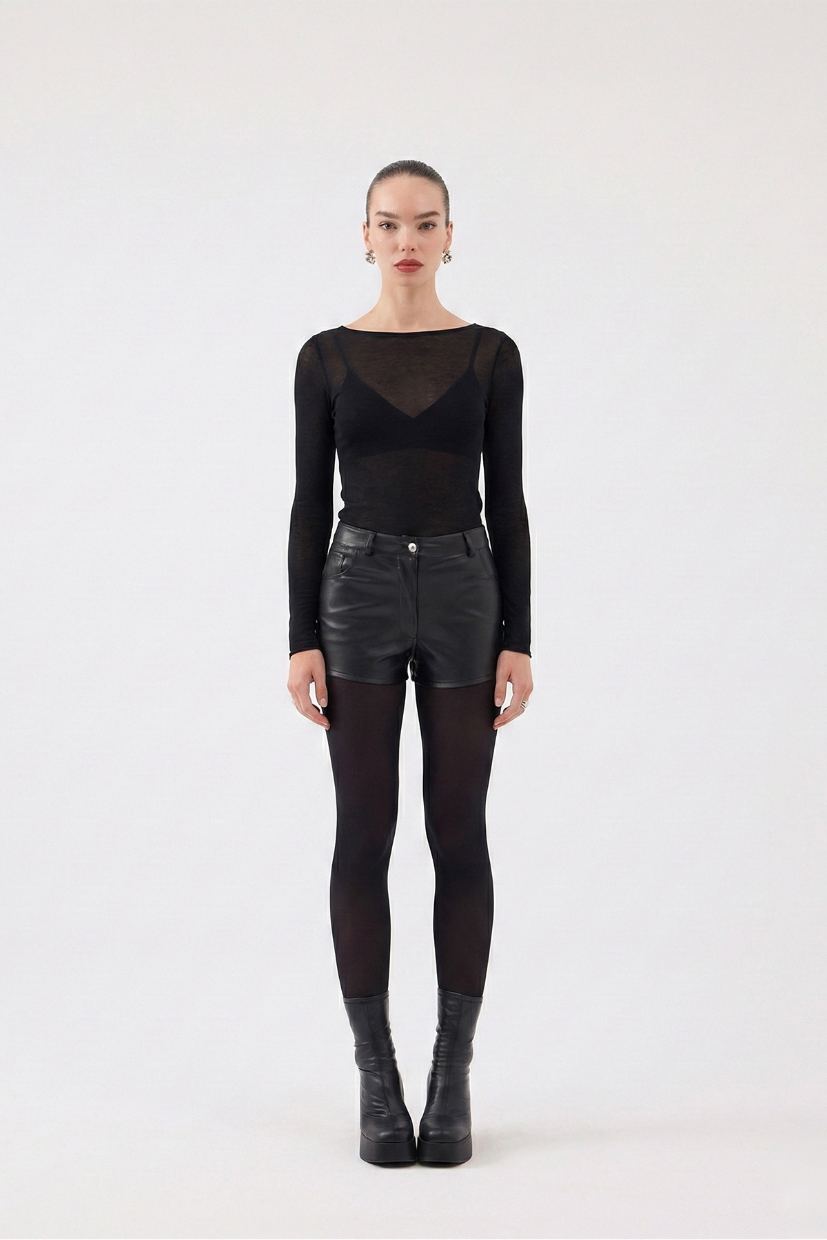 Nikki Kaşmir Bluz Siyah