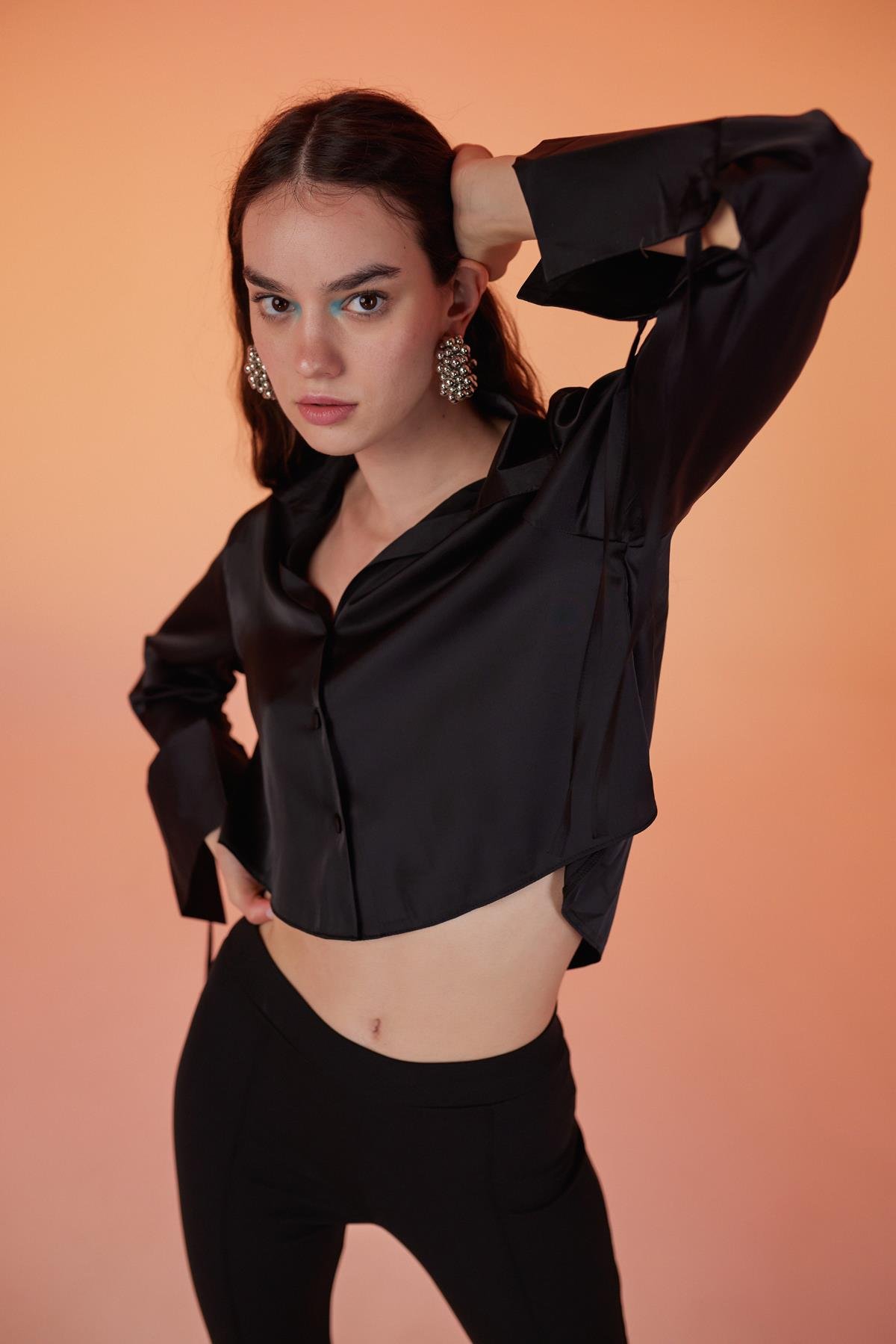 Silky Shirt Black
