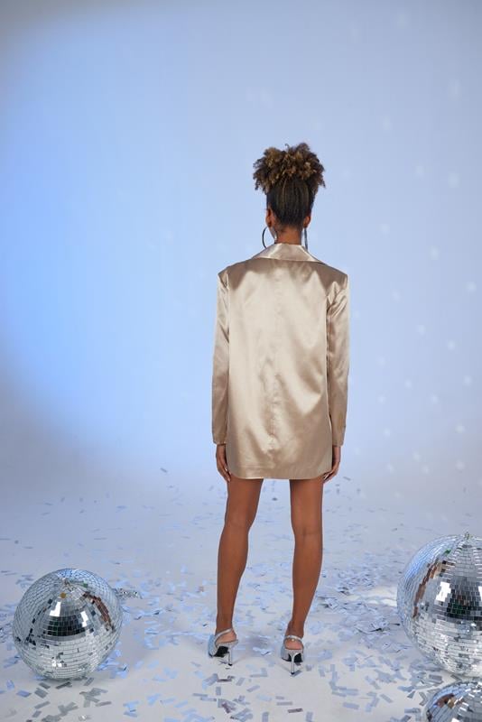 Fancy Blazer Ceket Bej