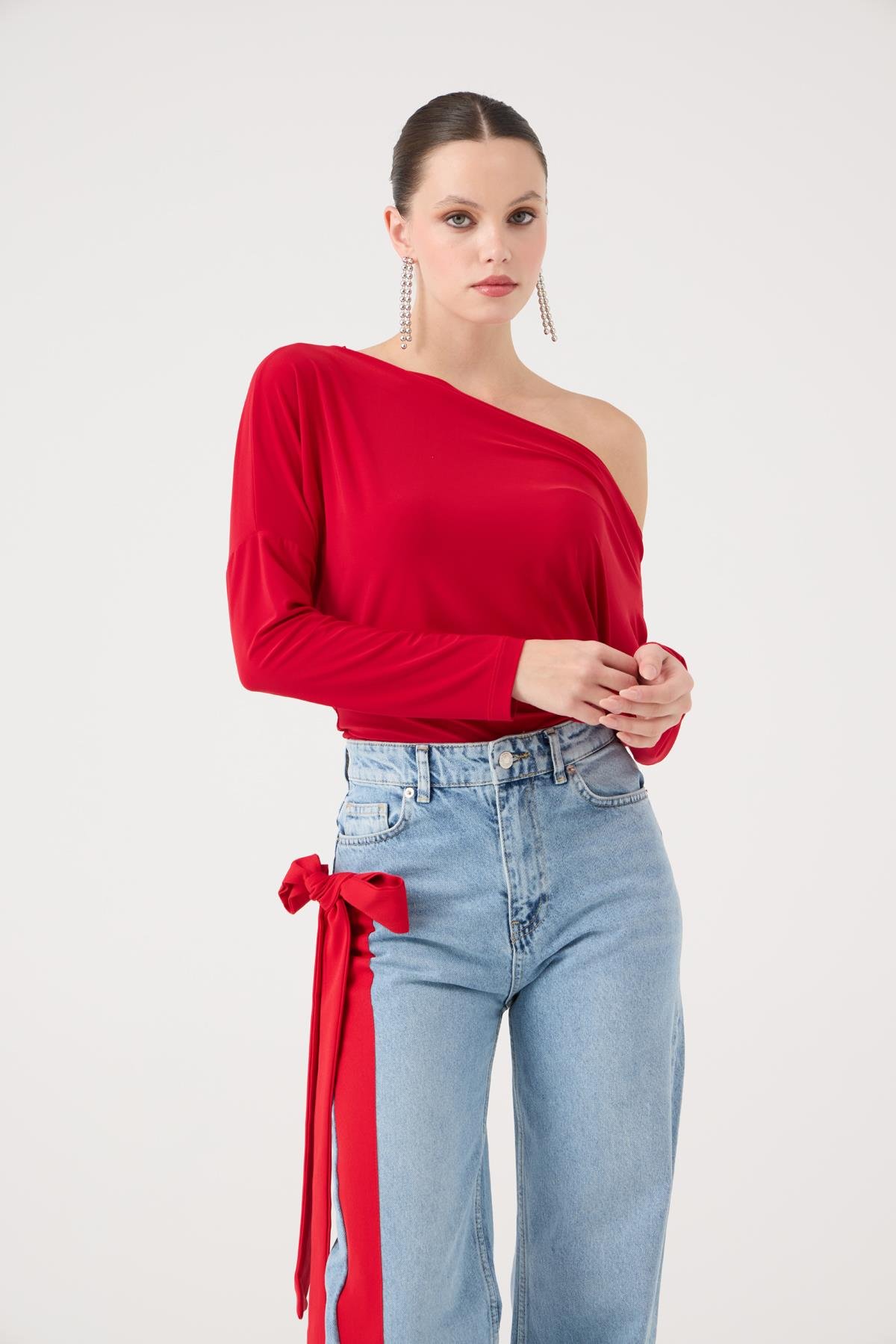 Talia Bluz Kırmızı