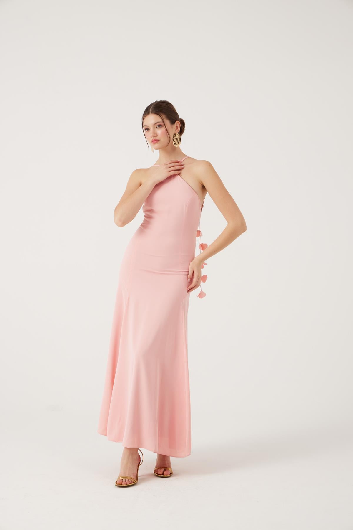 Raina Elbise Pembe