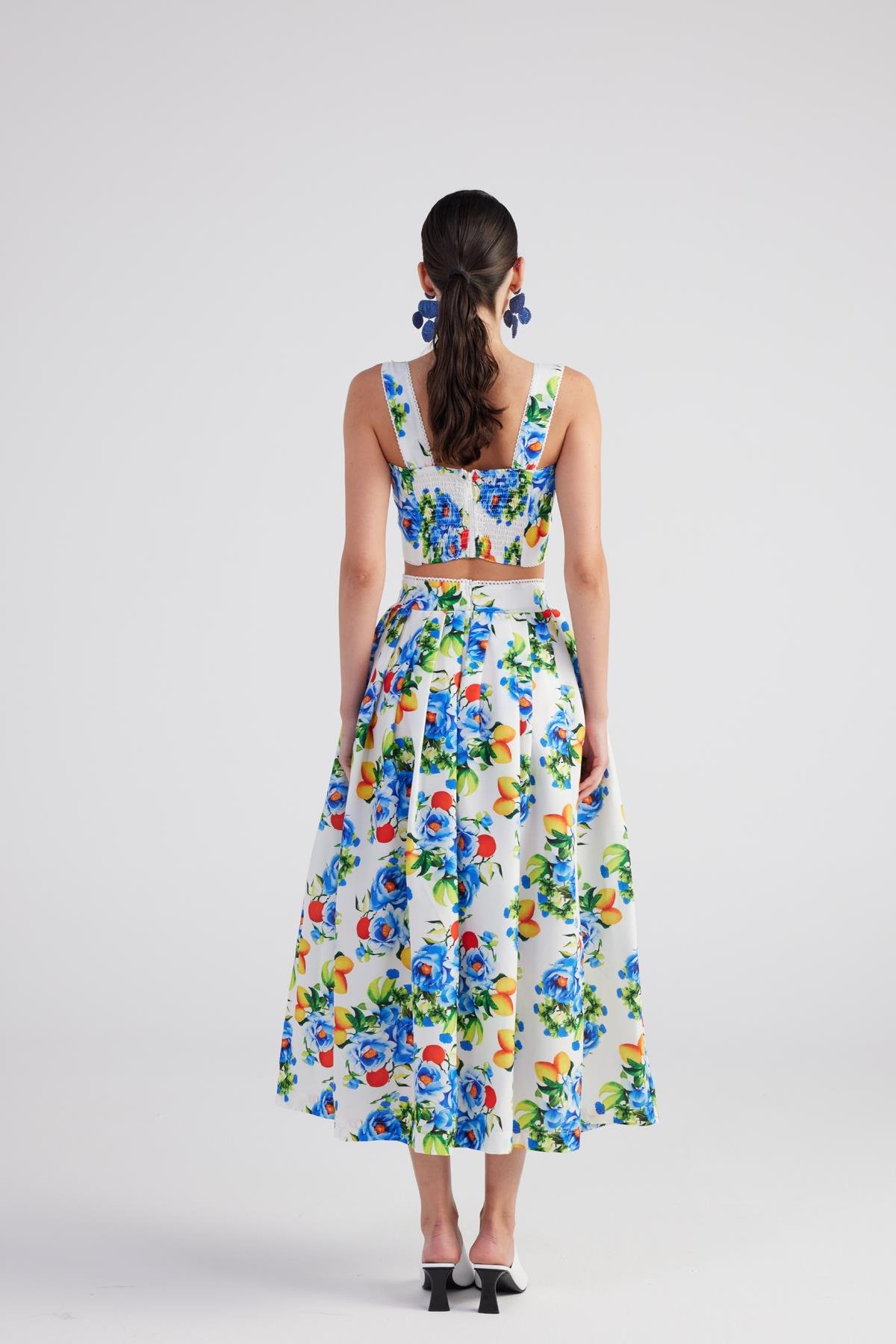 Ravello Uzun Etek Mavi