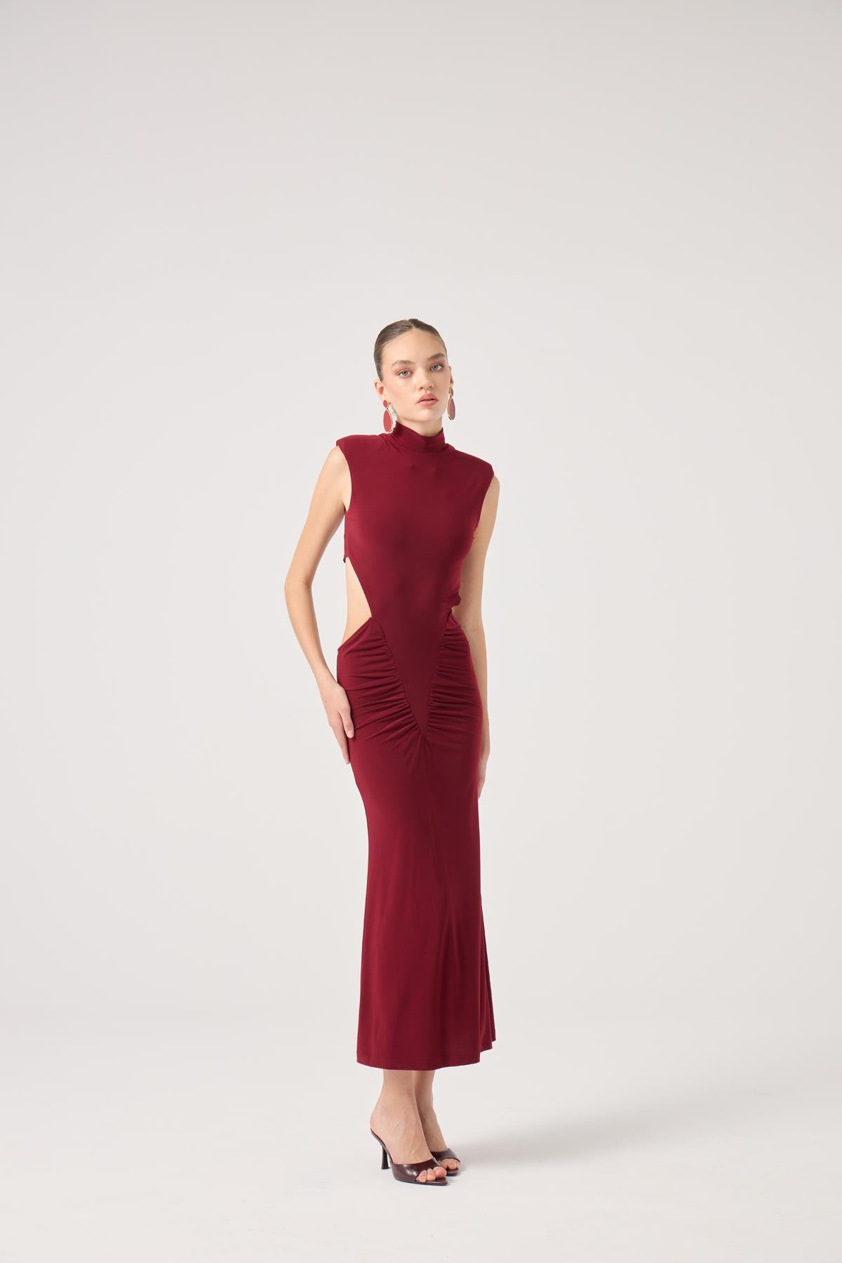 Zuzana Dress Burgundy