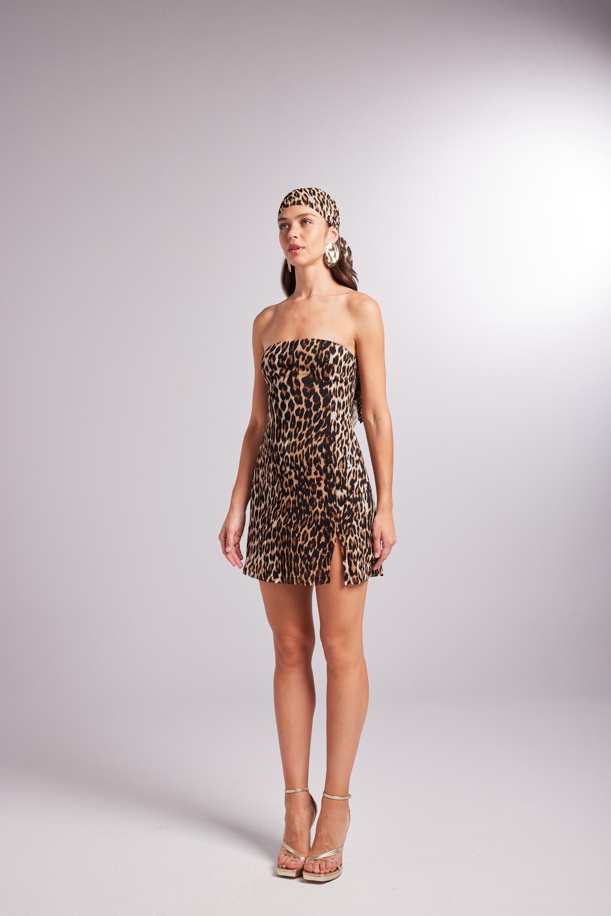 Aura Dress Brown