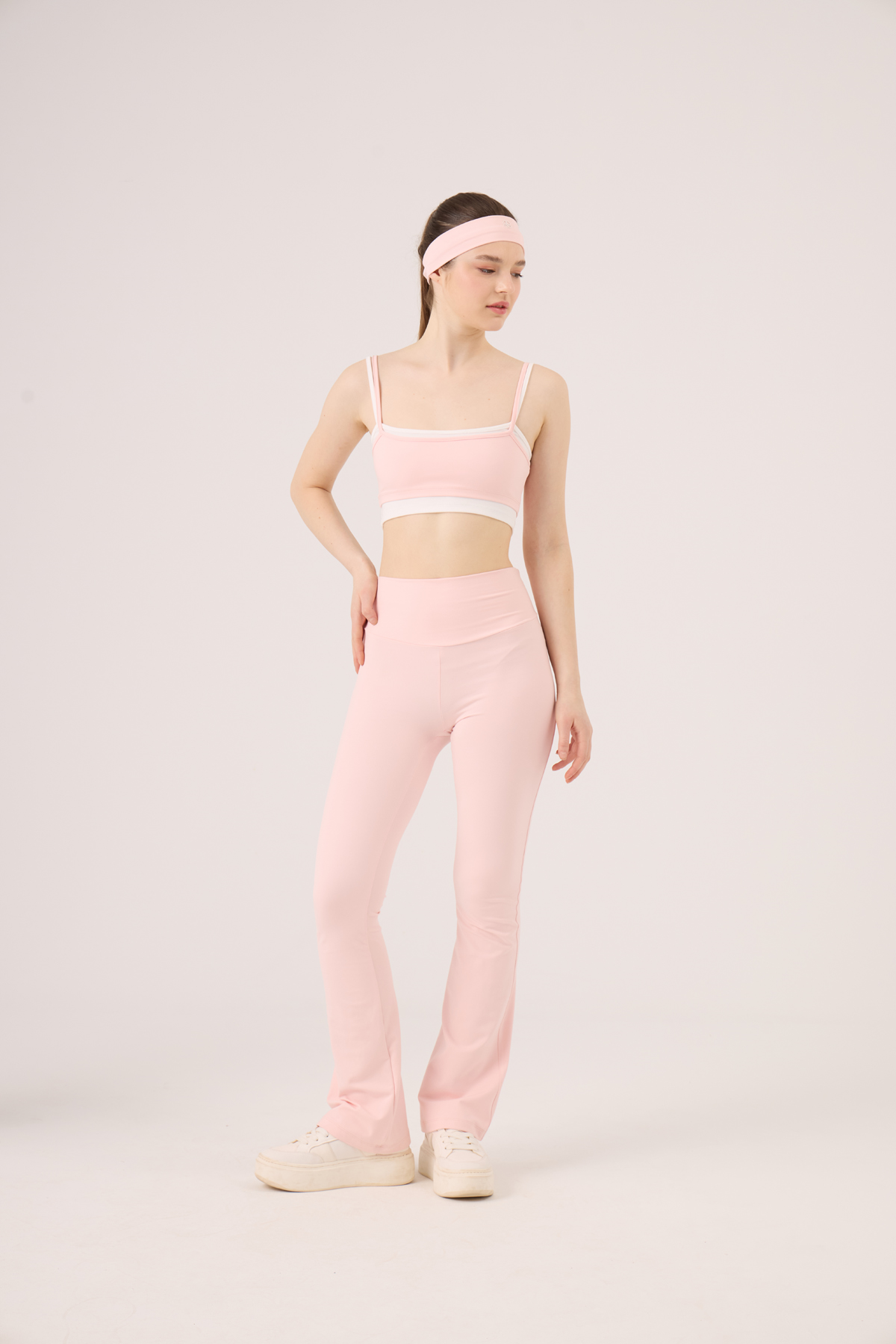 Fabiola Tayt Pantolon Pembe