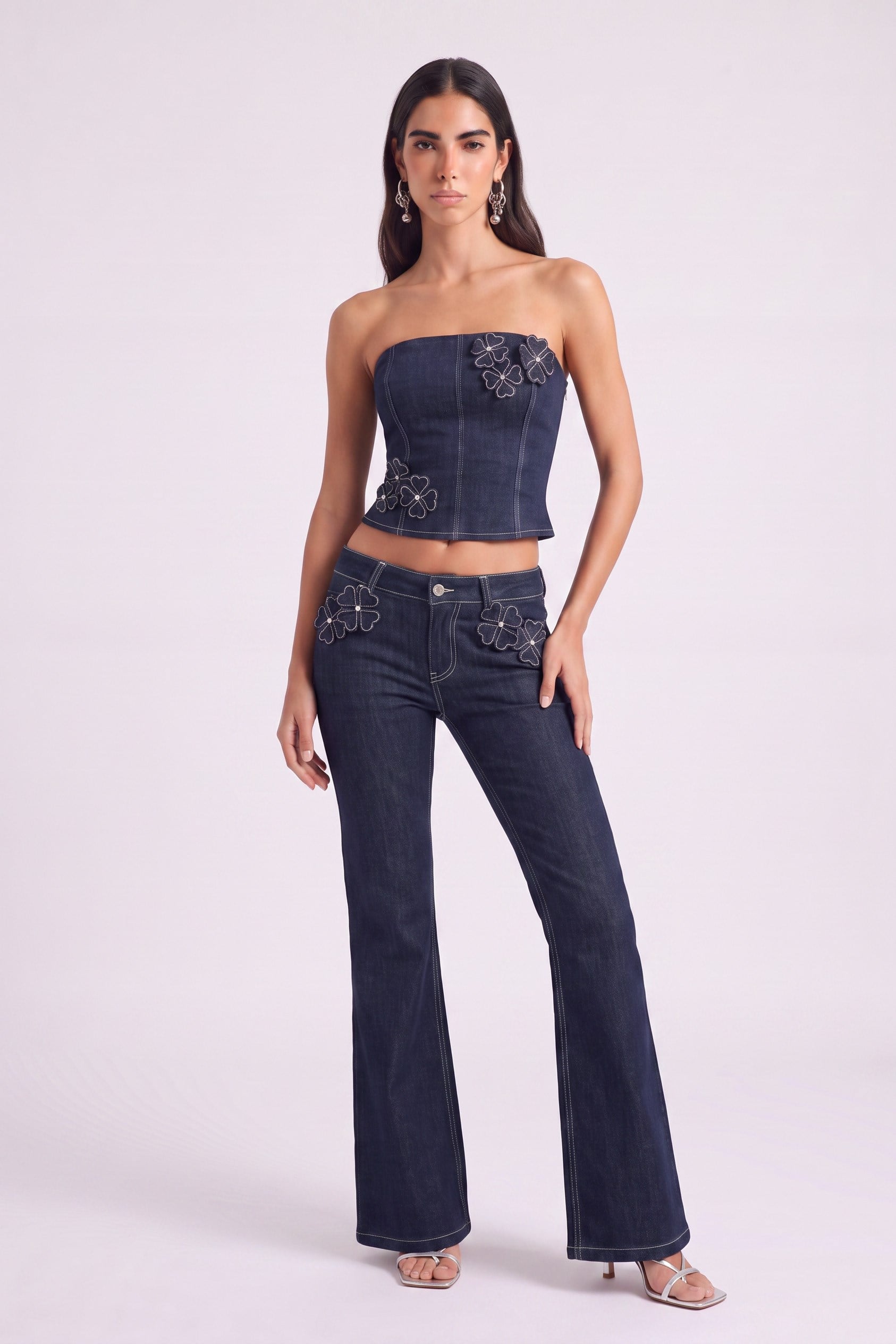 Clover Jeans Navy Blue