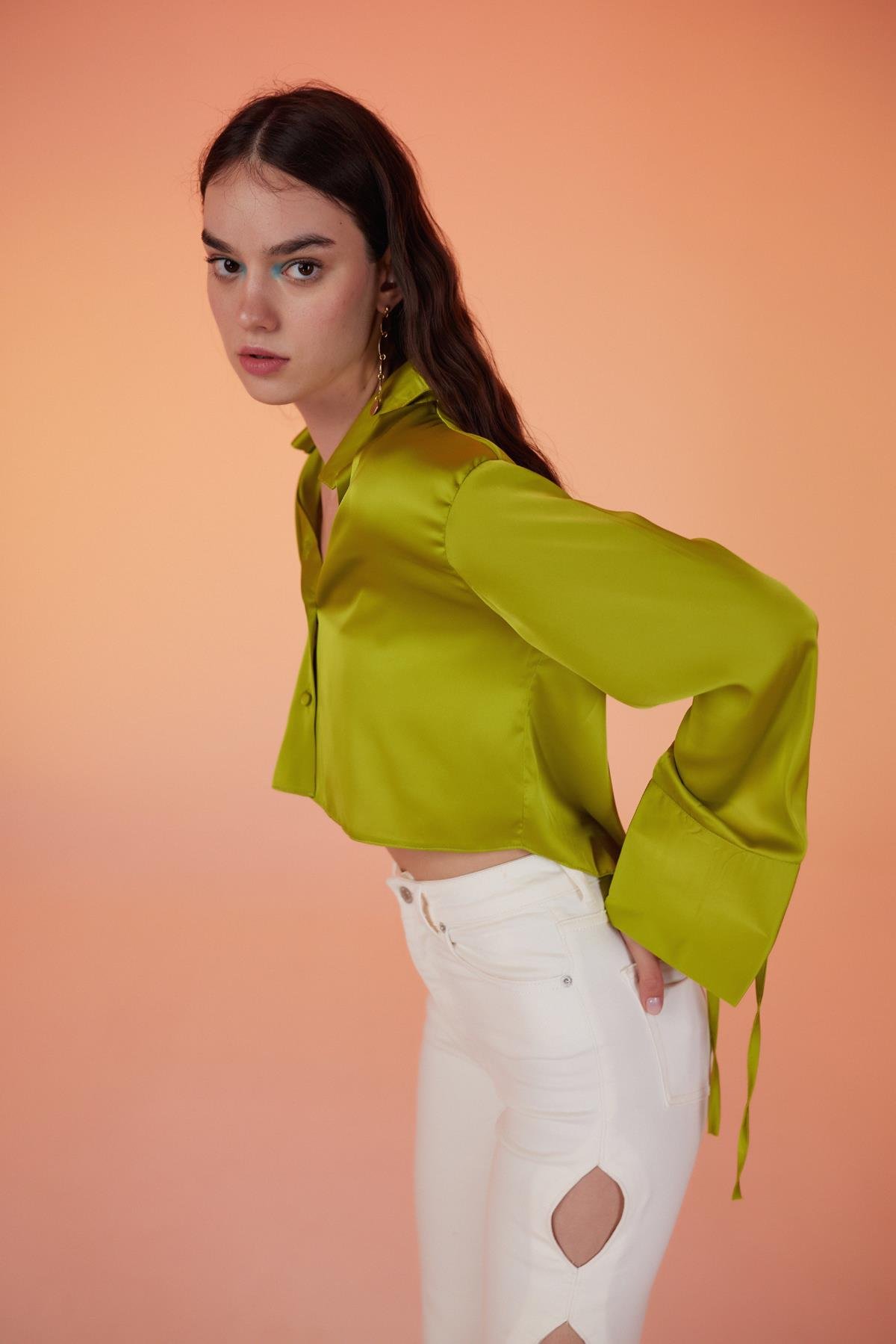 Silky Shirt Green