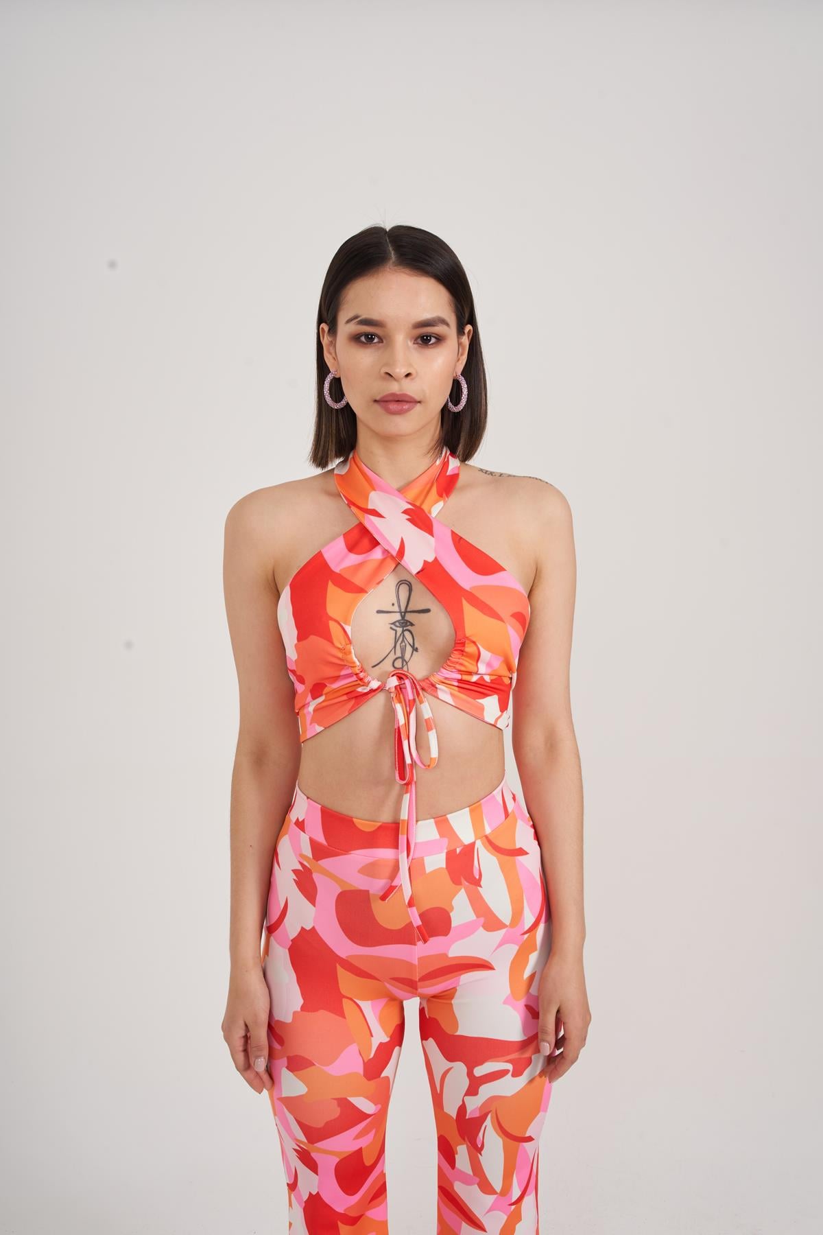 Puffy Blouse Orange