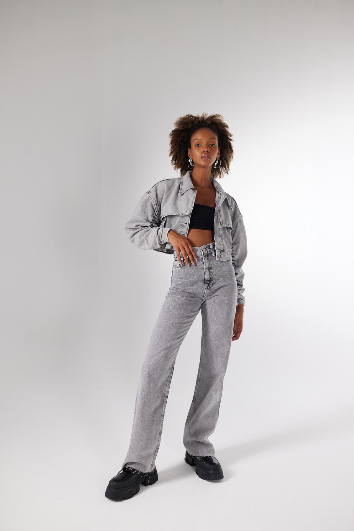 Lorenzo Jean Pantolon Gri