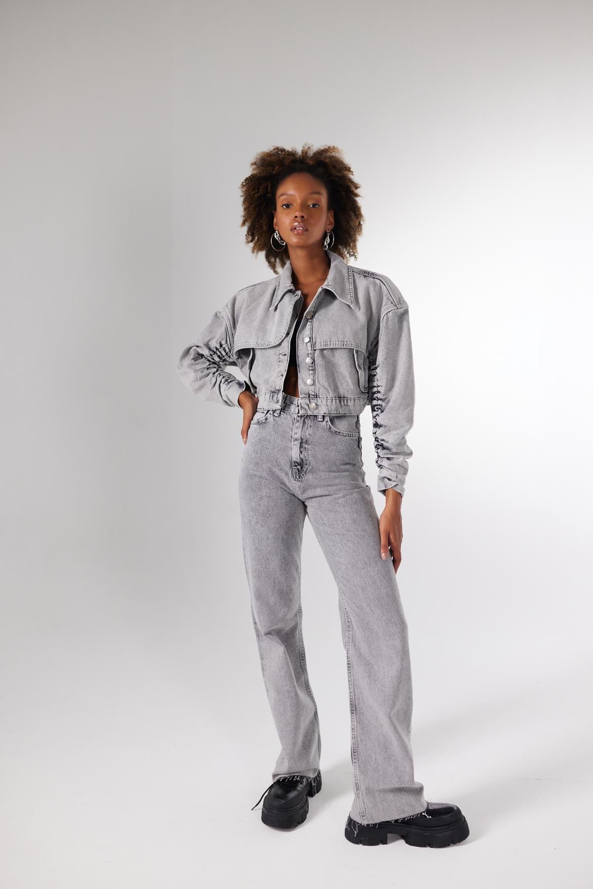 Lorenzo Jean Pantolon Gri