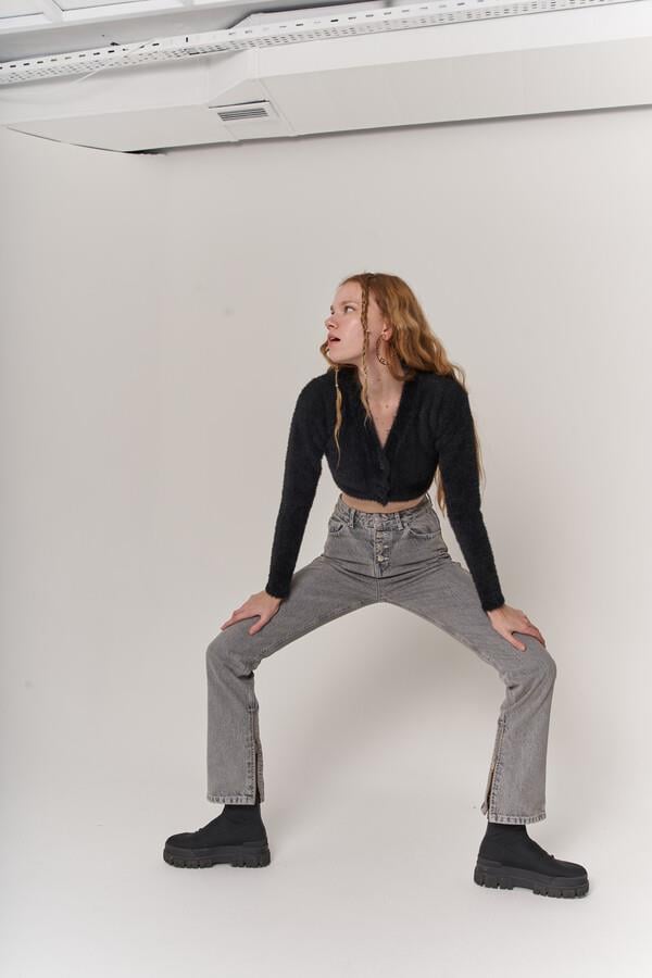 Toll Jean Pantolon Gri