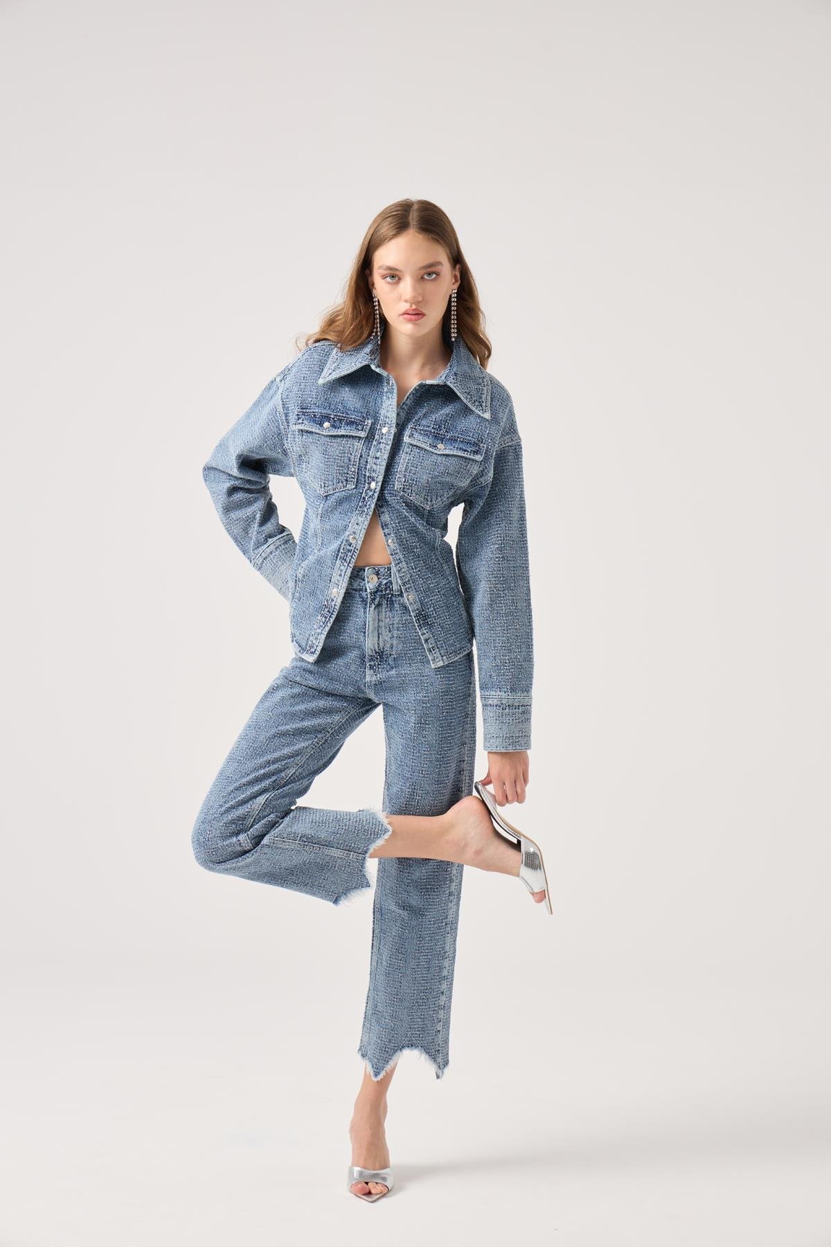 Laura Jean Pantolon Mavi