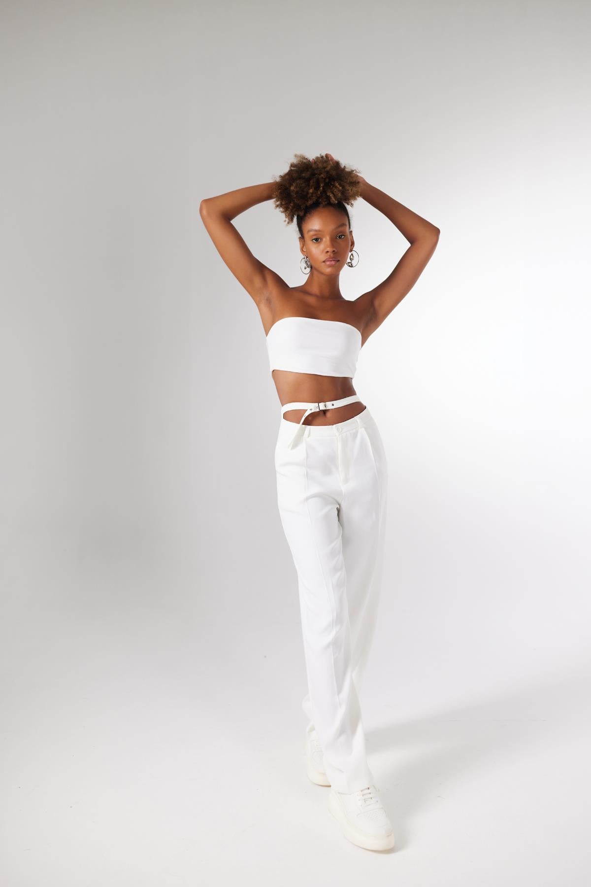 Wesley Trousers White