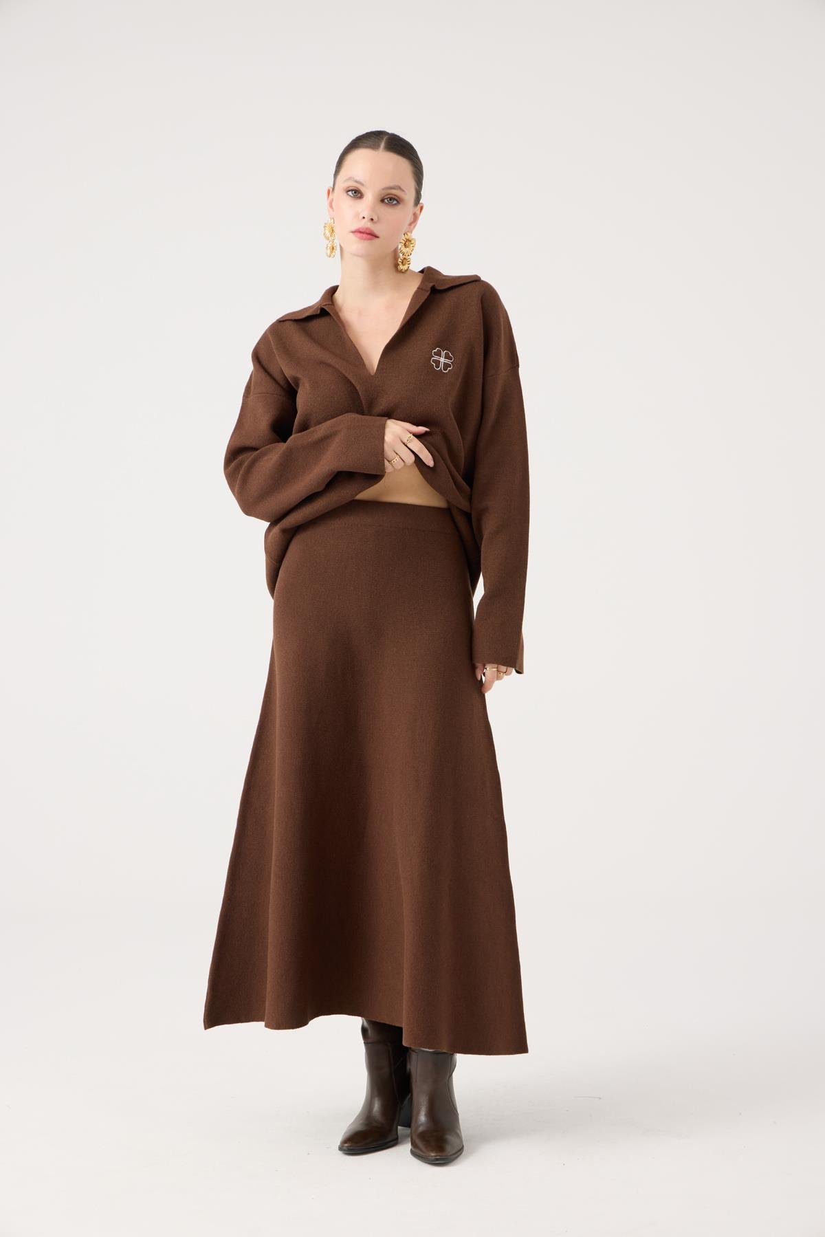 Zoi Triko Etek Kahve