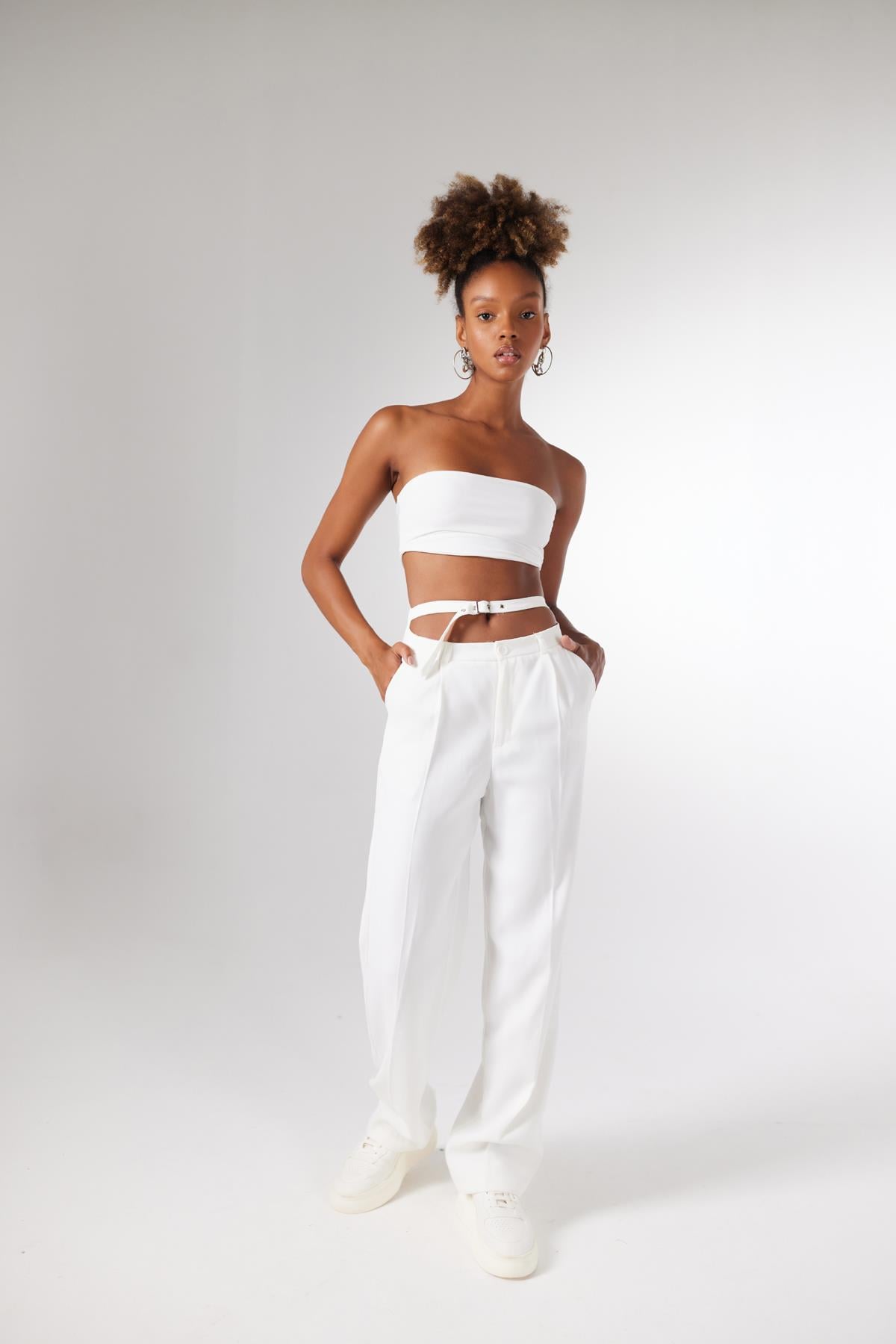 Wesley Trousers White
