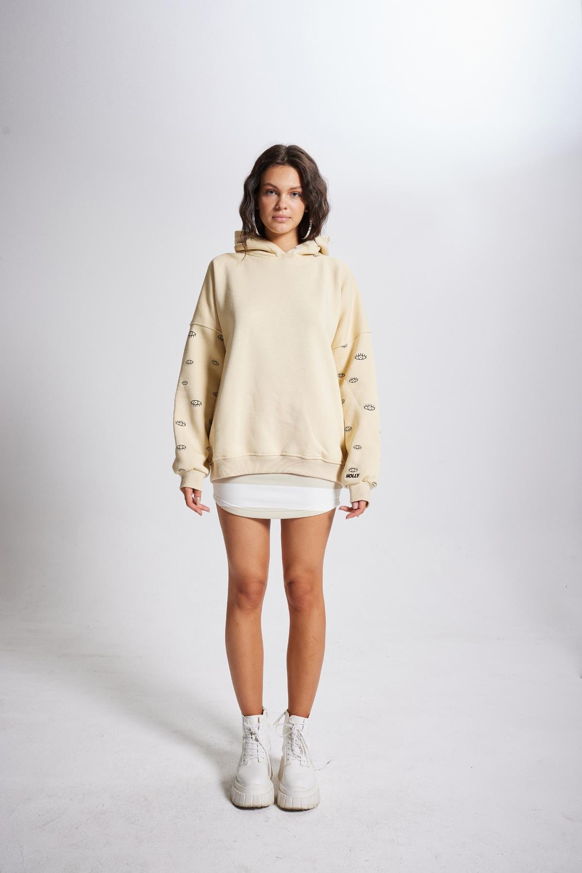 Eye Sweatshirt Bej