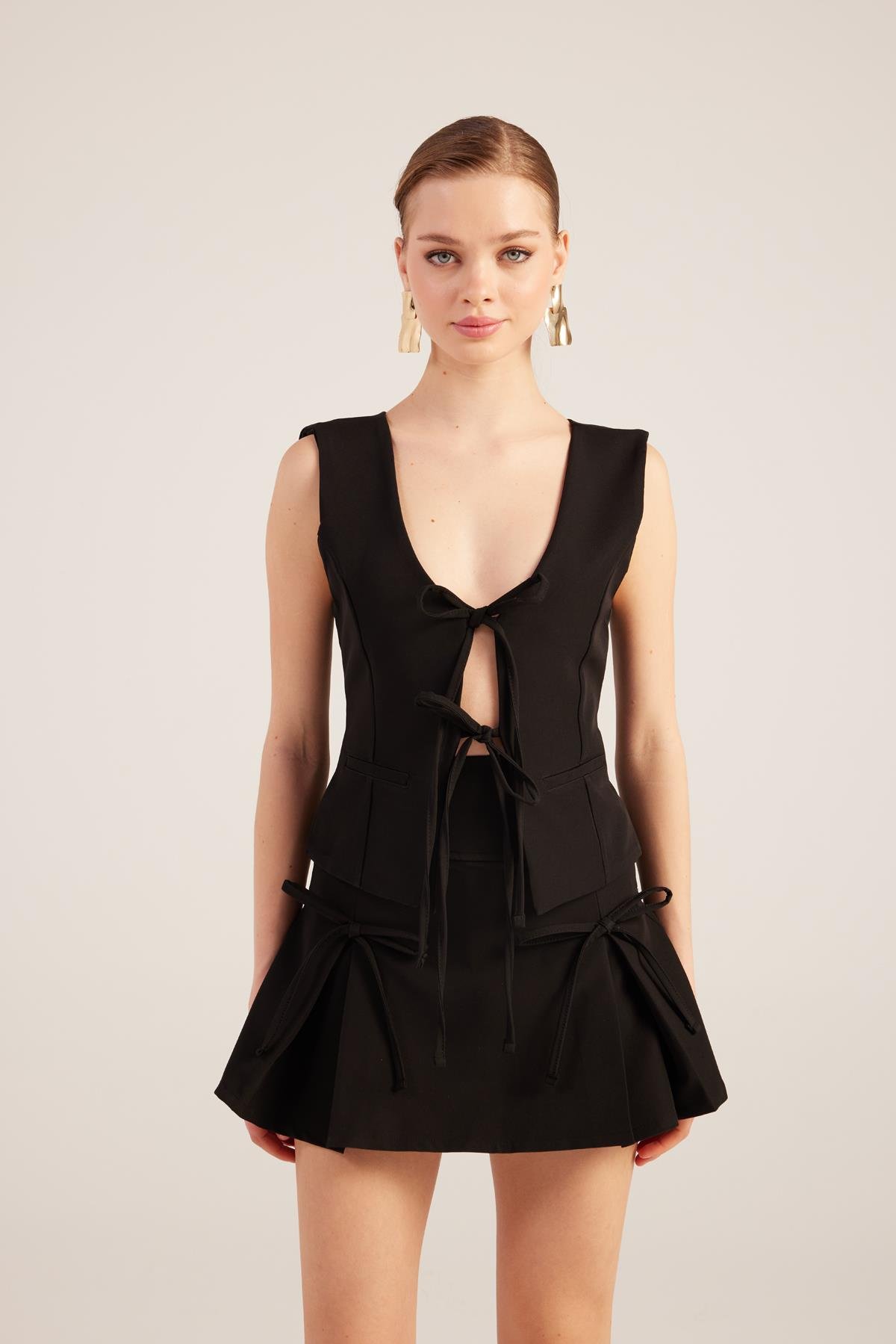 Elena Şort Etek Siyah