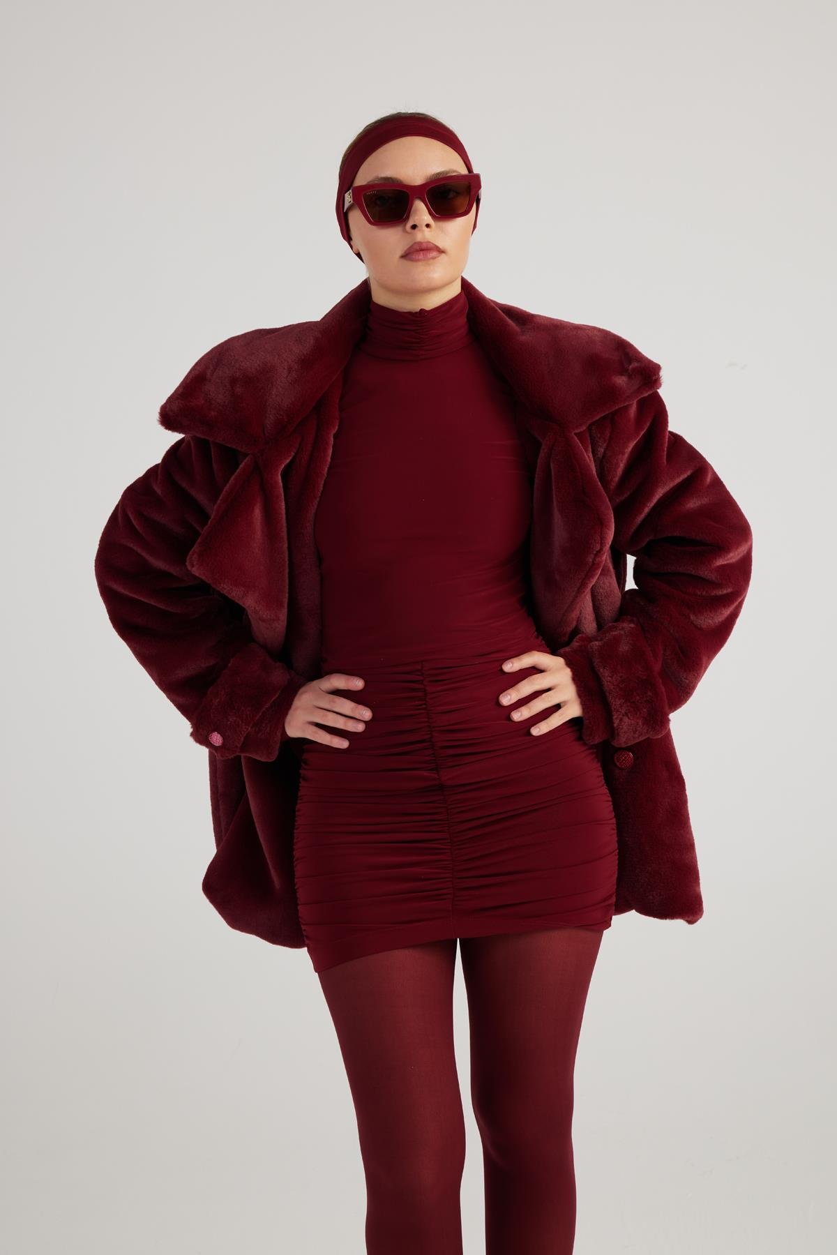 Tami Dress Claret Red