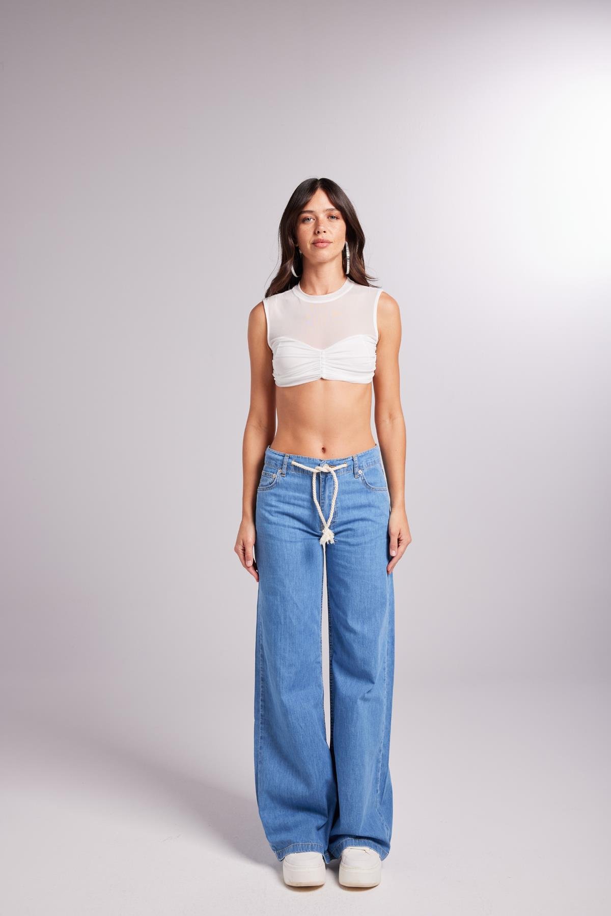 Lose Jean Trousers Blue