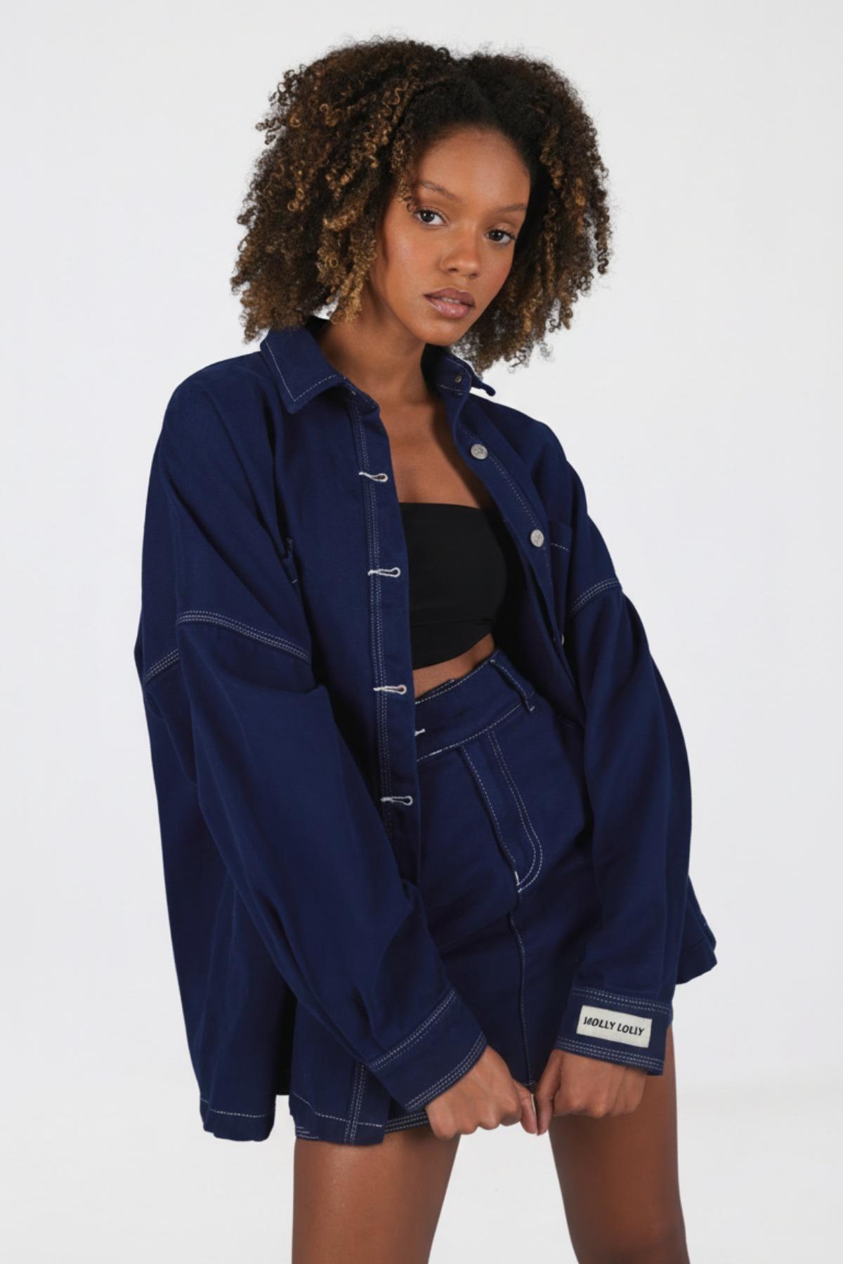 Sofie Shirt Dark Blue