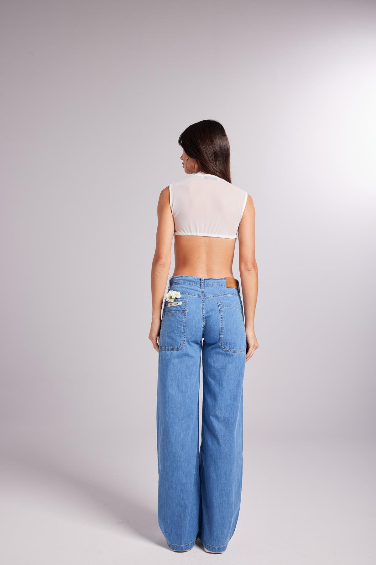 Lose Jean Trousers Blue