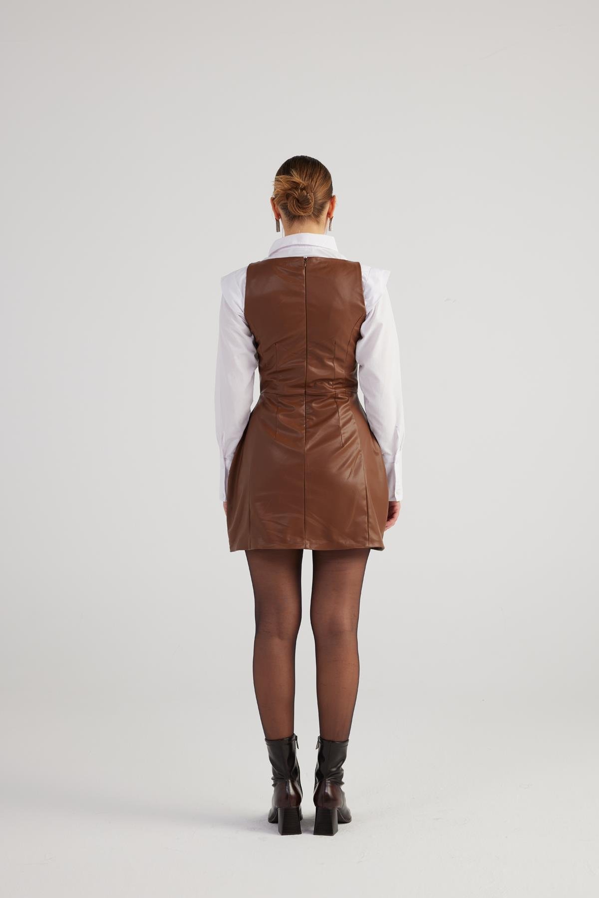 Larissa Dress Brown