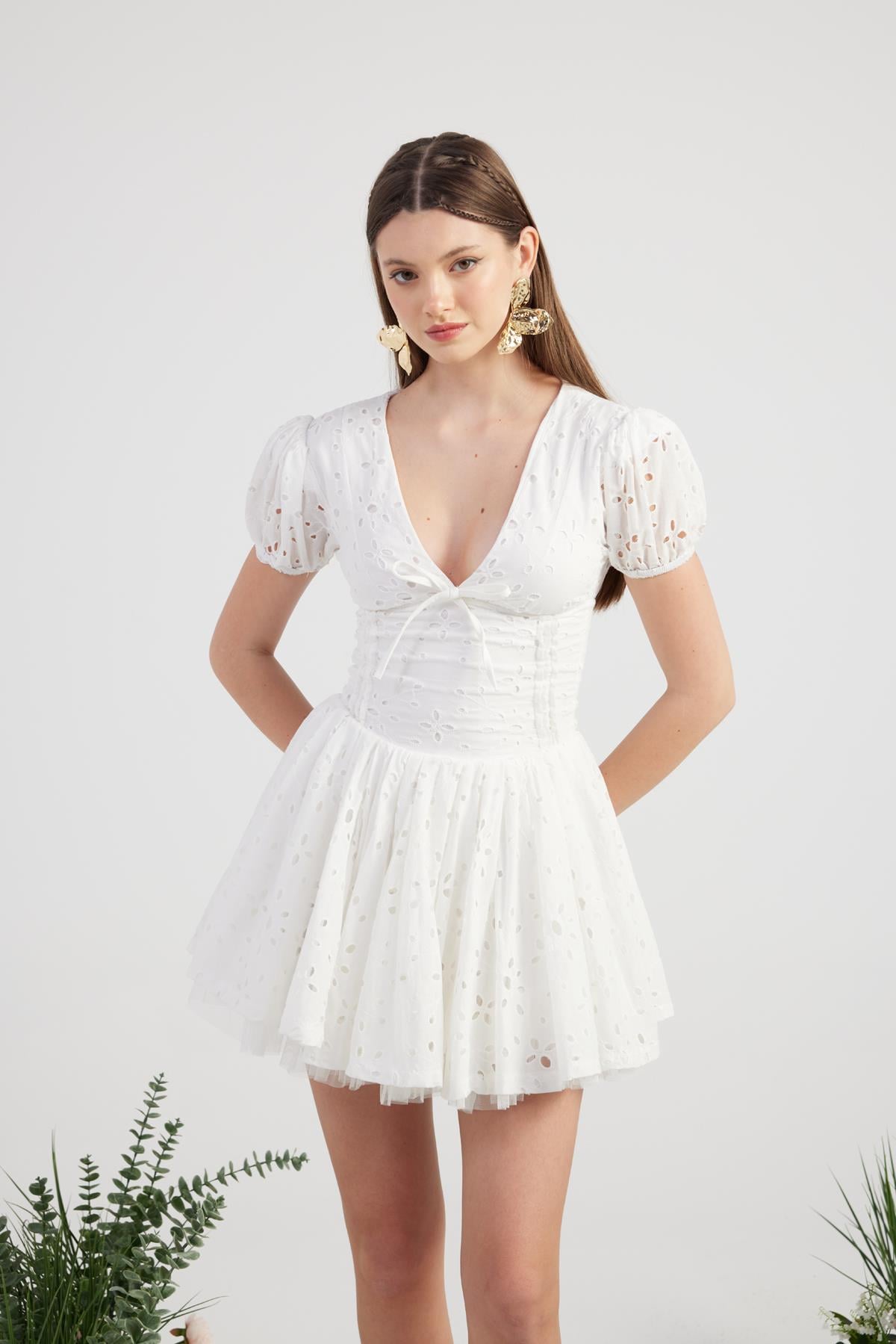 Tina Dress White