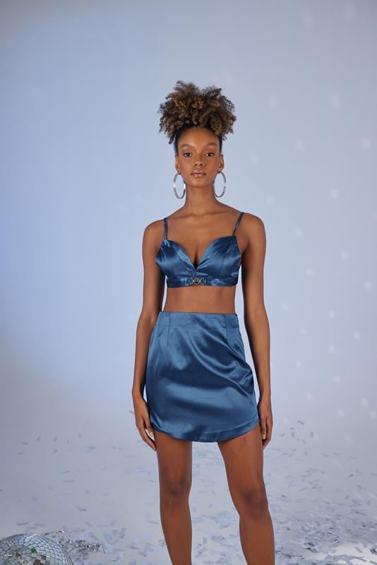 Fancy Bustier Dark Blue