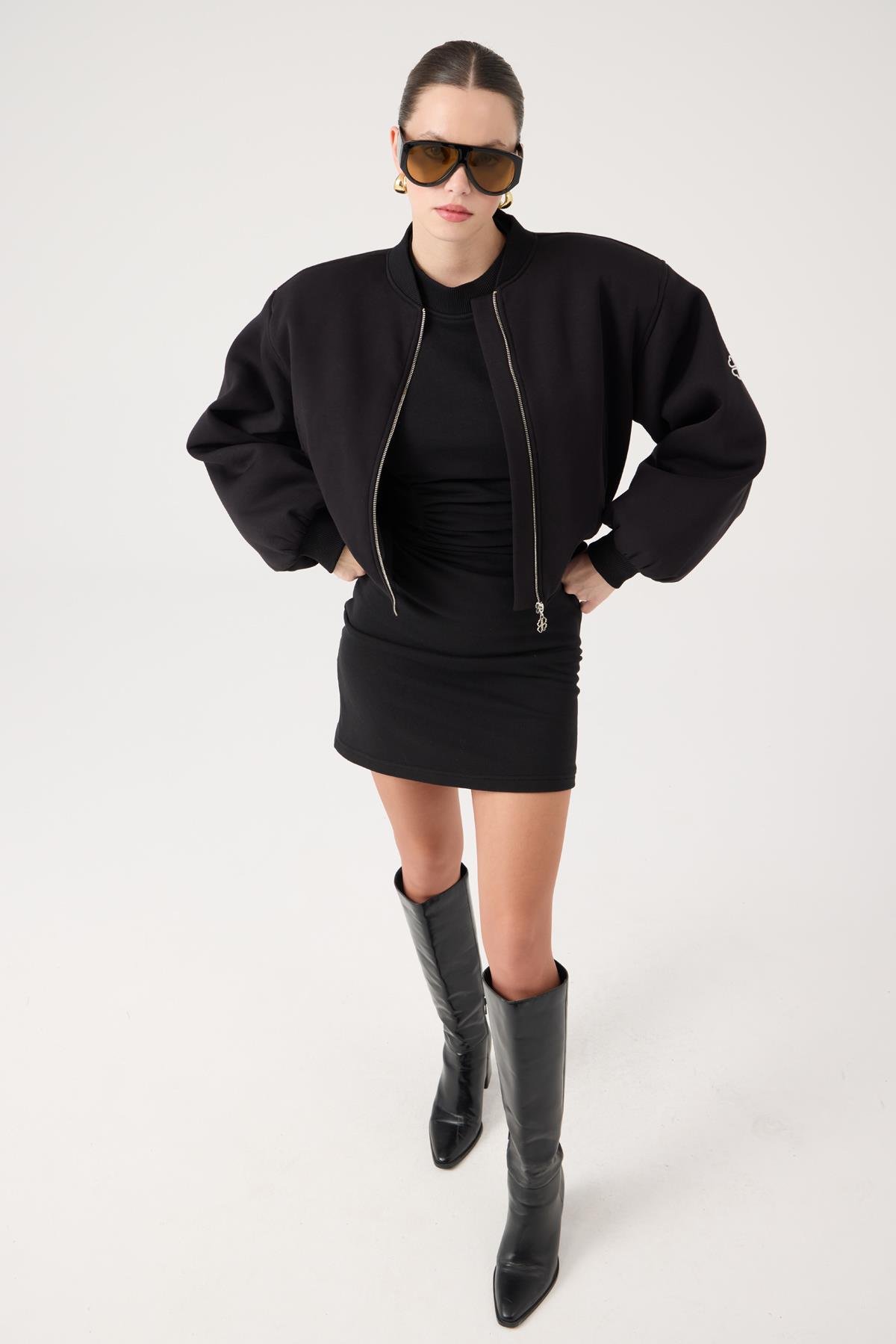 Parker Bomber Ceket Siyah