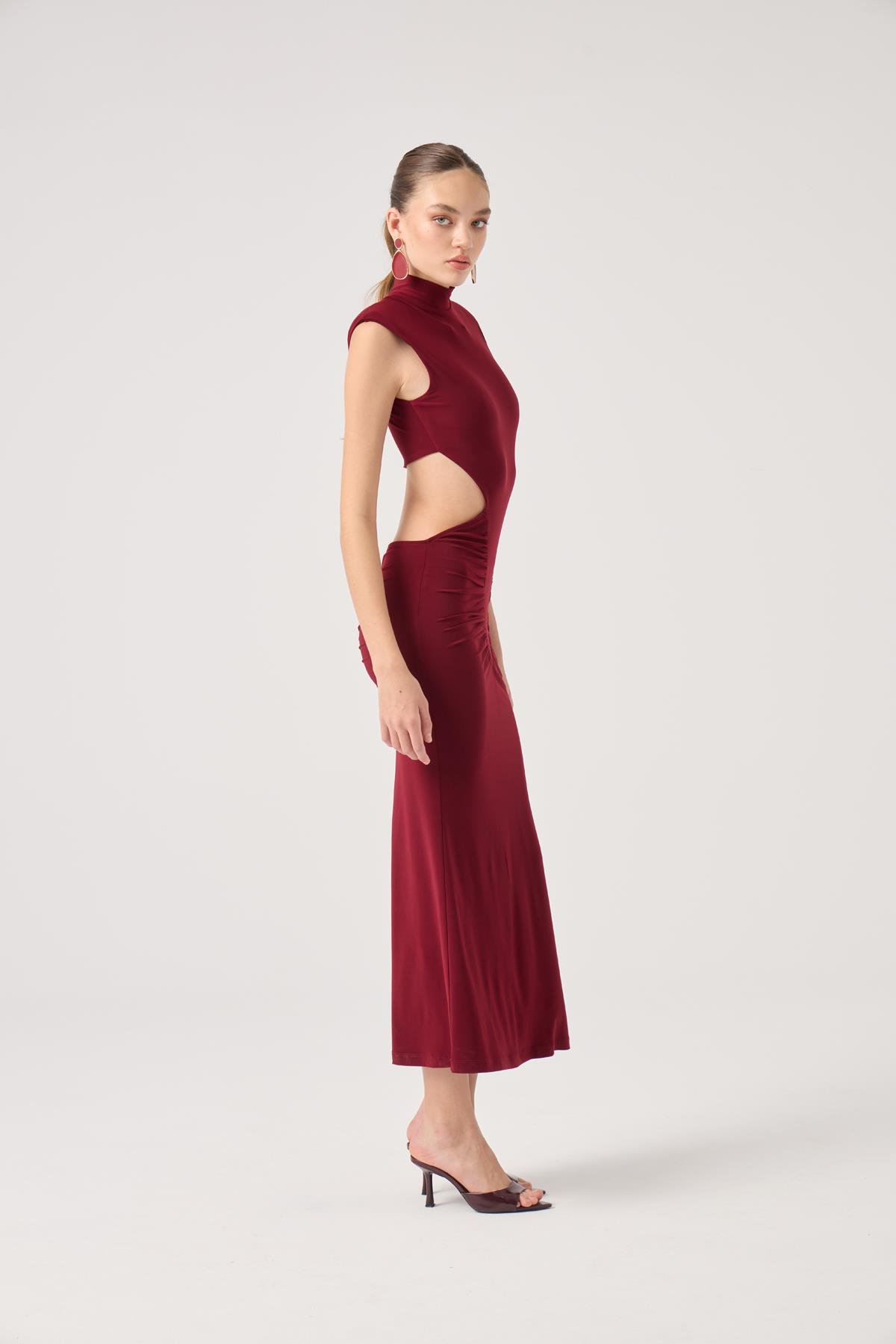 Zuzana Dress Burgundy