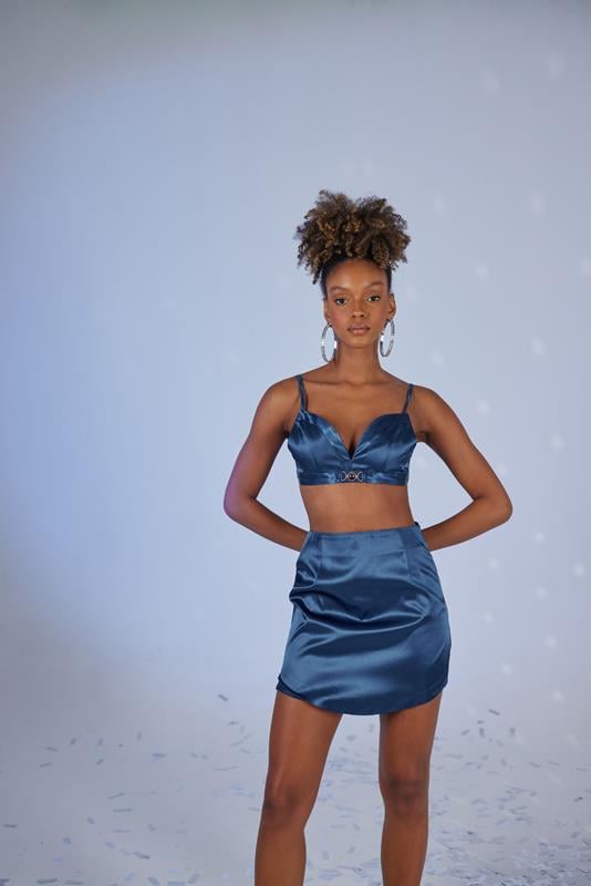 Fancy Skirt Dark Blue