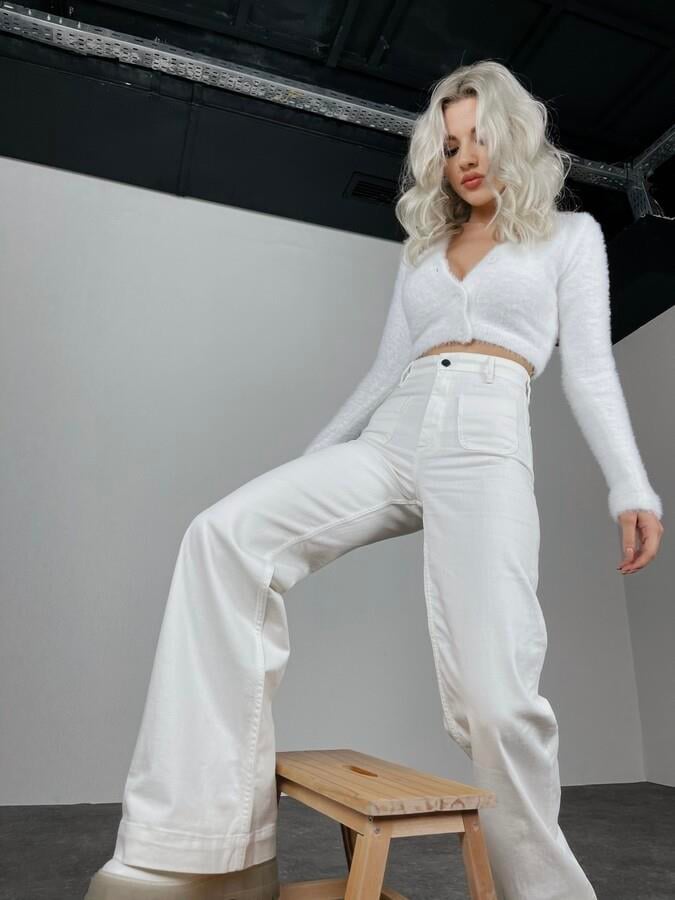Spany Jean White