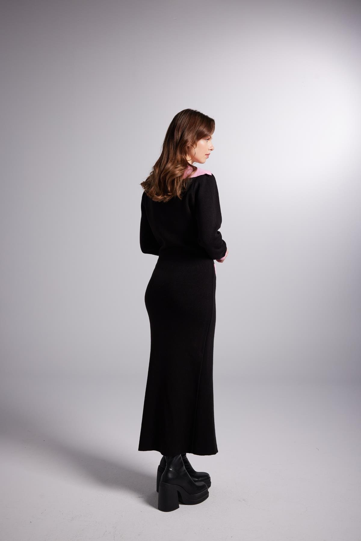 Elias Knitwear Dress Black