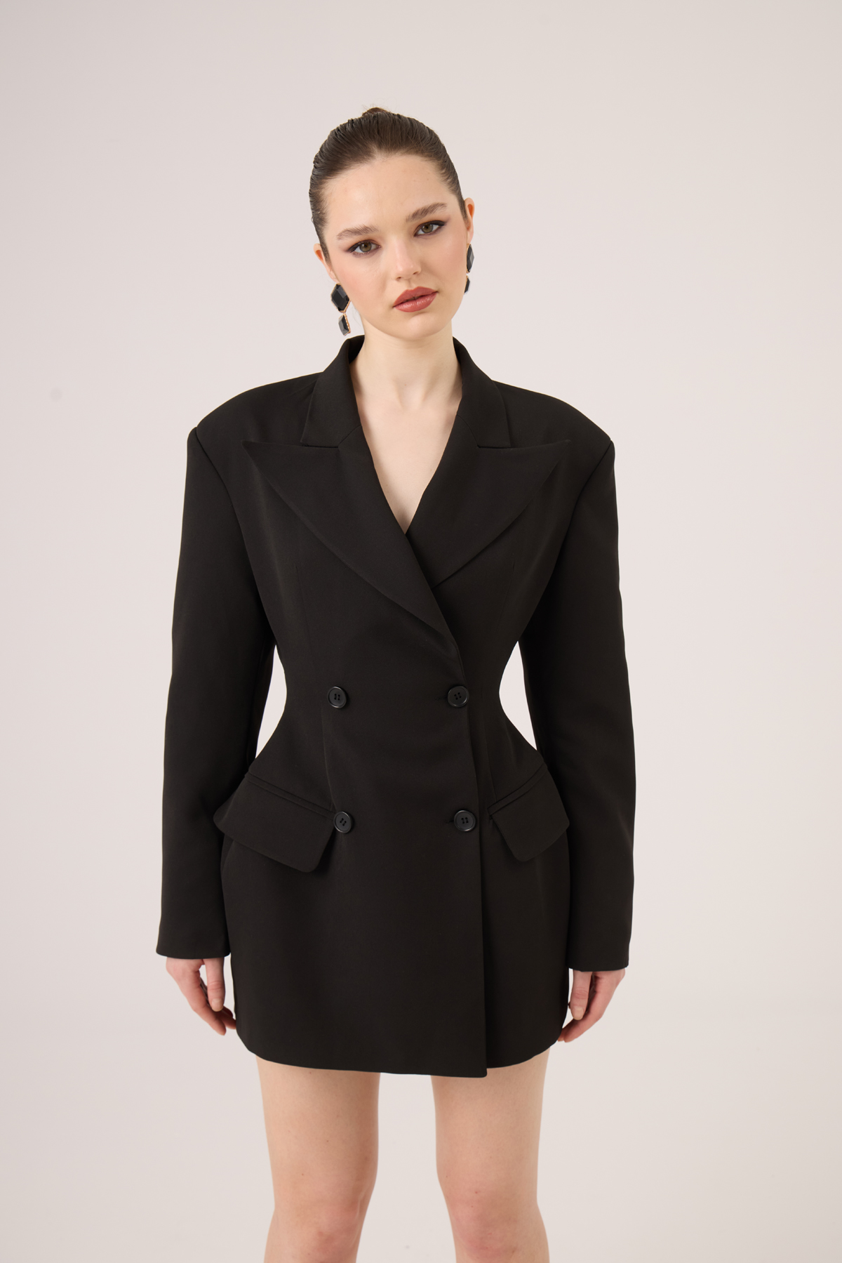 Galina Blazer Ceket Siyah