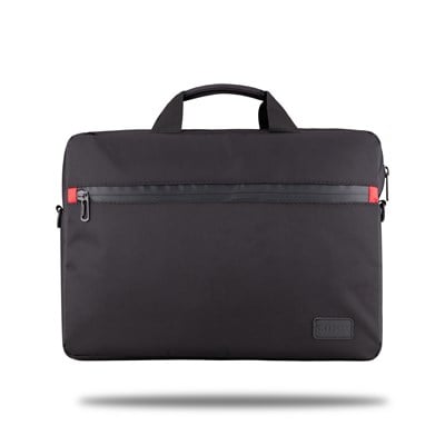  Classone W-TX10K Serisi WTXpro Su Geçirmez Kumaş, Su Geçirmez Fermuar W-TX10K 15.6 inch Uyumlu Macbook, Notebook, Laptop, Tablet Taşıma Çantası-Siyah/Kırmızı