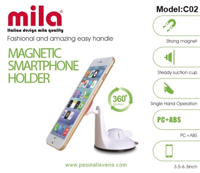 MILA Stand Özellikli Magnetli Araç tutucu  