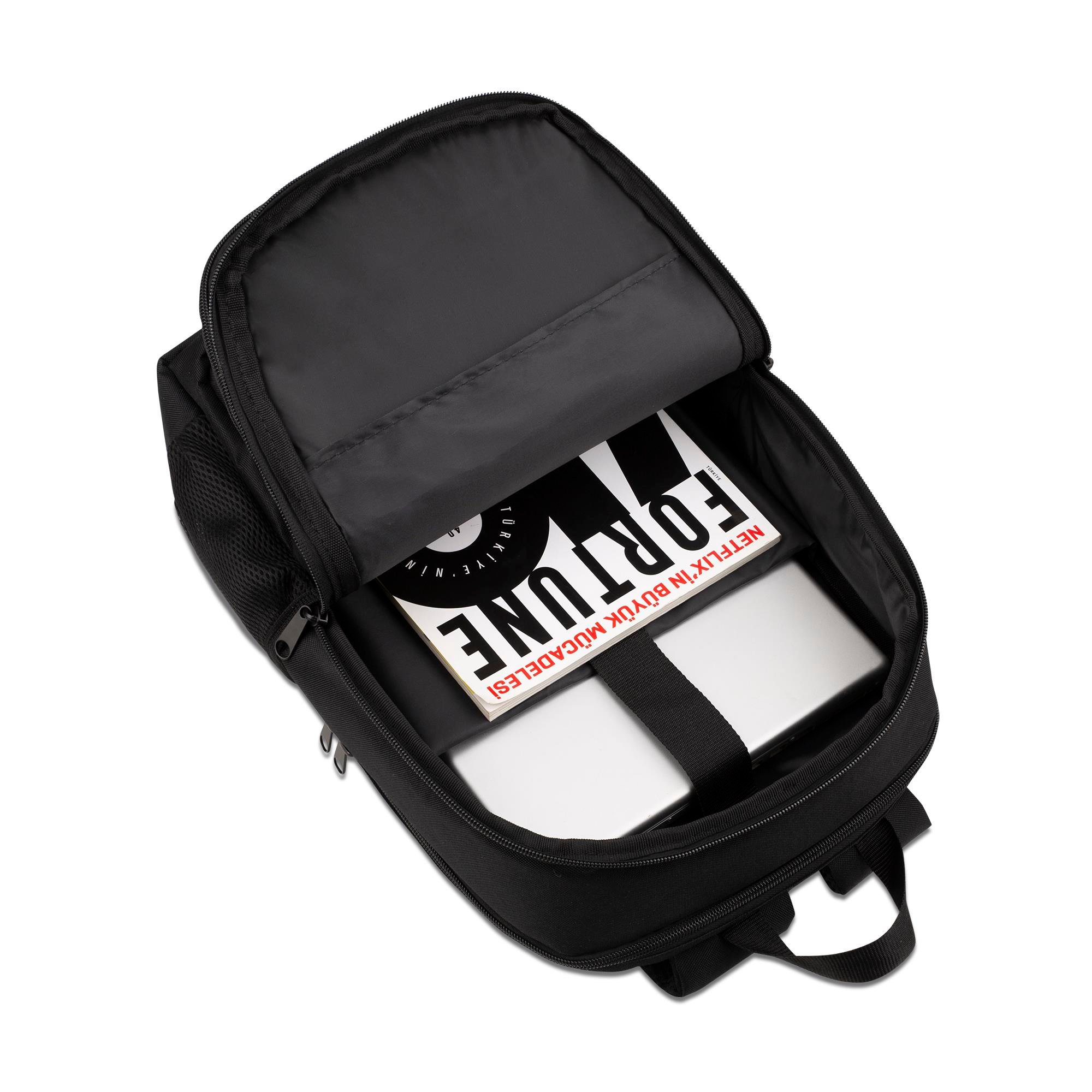 Classone 15.60 inch Mila Serisi W600 -  Lenovo,Hp,Asus,Monster,Macbook,Mac Air Uyumlu Reflektörlü - Laptop Sırt Çantası - Siyah