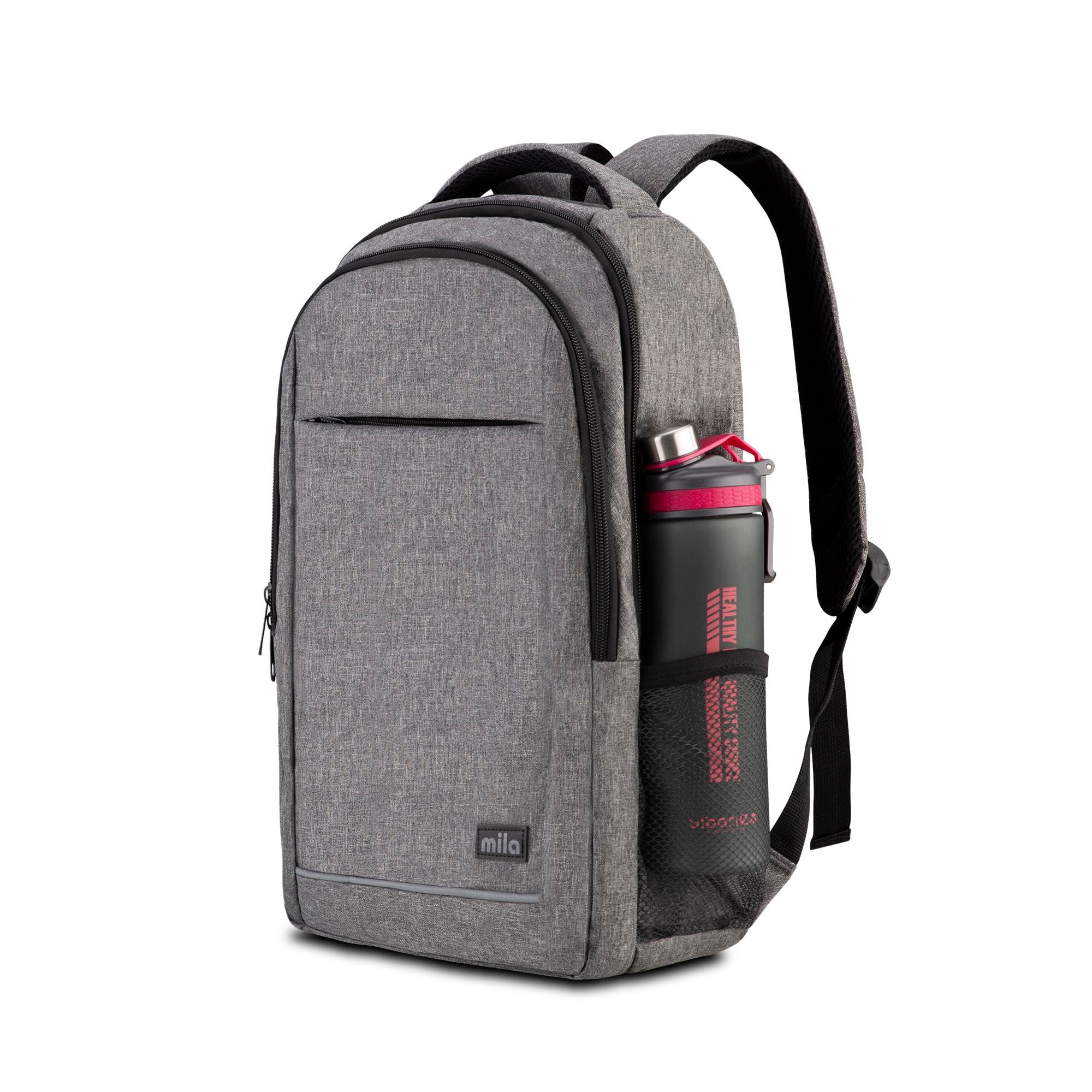 Classone 15.60 inch Mila Serisi Ki3-01-003 Network 4  Serisi -  Lenovo,Hp,Asus,Monster,Macbook,Mac Air Uyumlu Laptop Sırt Çantası - Gri